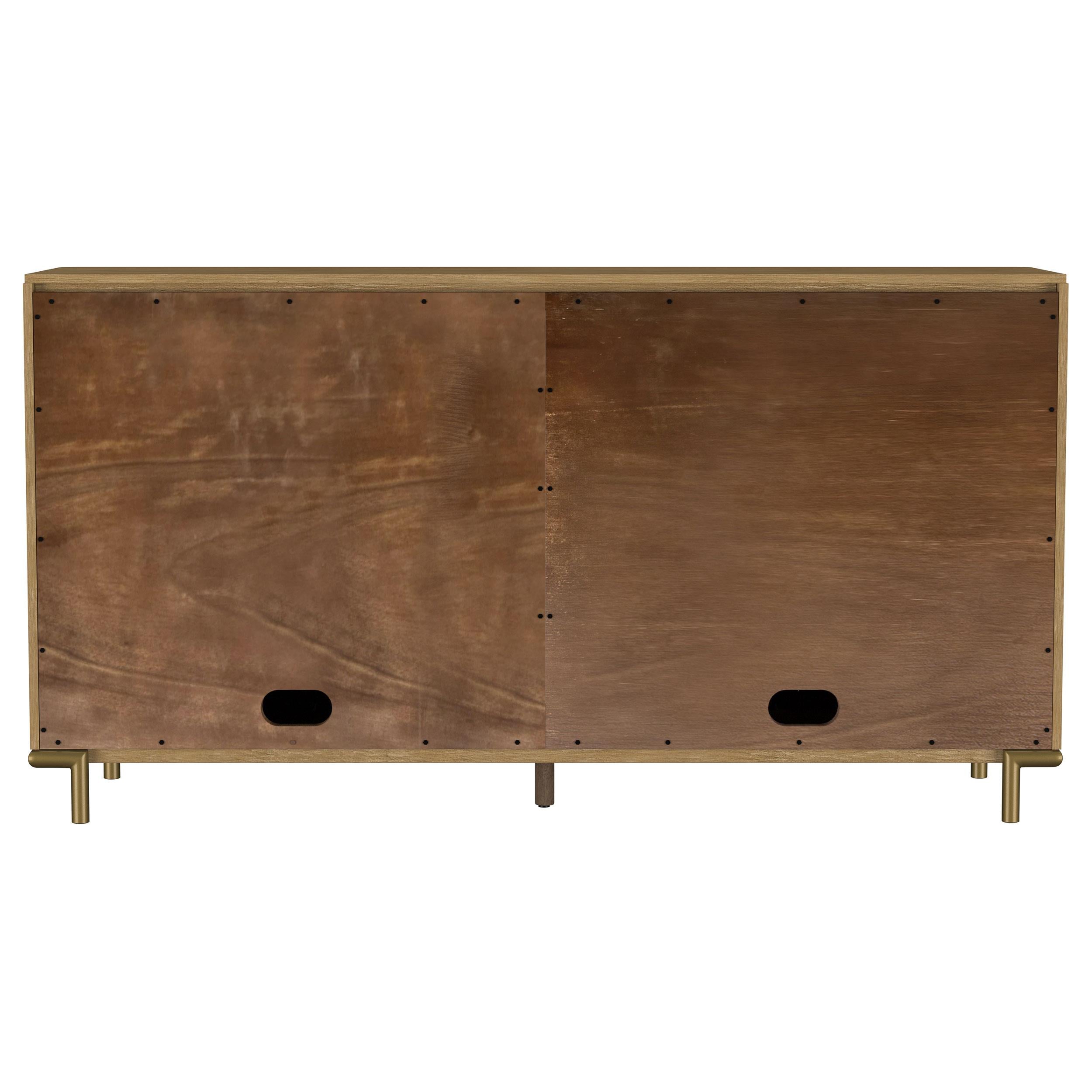  Coaster Furniture Arini 108935SWD 2-drawer Cane Door Dining Sideboard Server - Sand Wash IMAGE 7