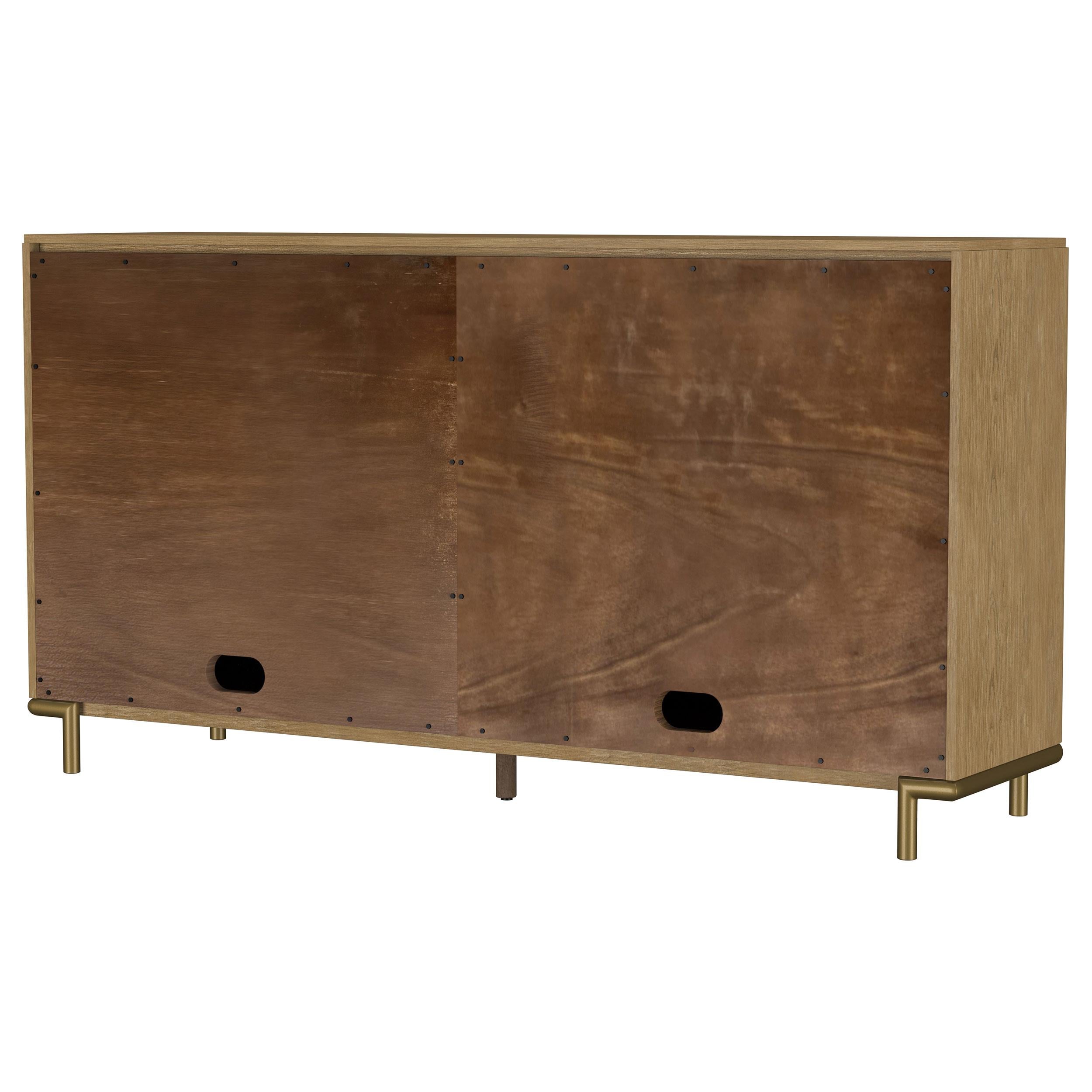  Coaster Furniture Arini 108935SWD 2-drawer Cane Door Dining Sideboard Server - Sand Wash IMAGE 9