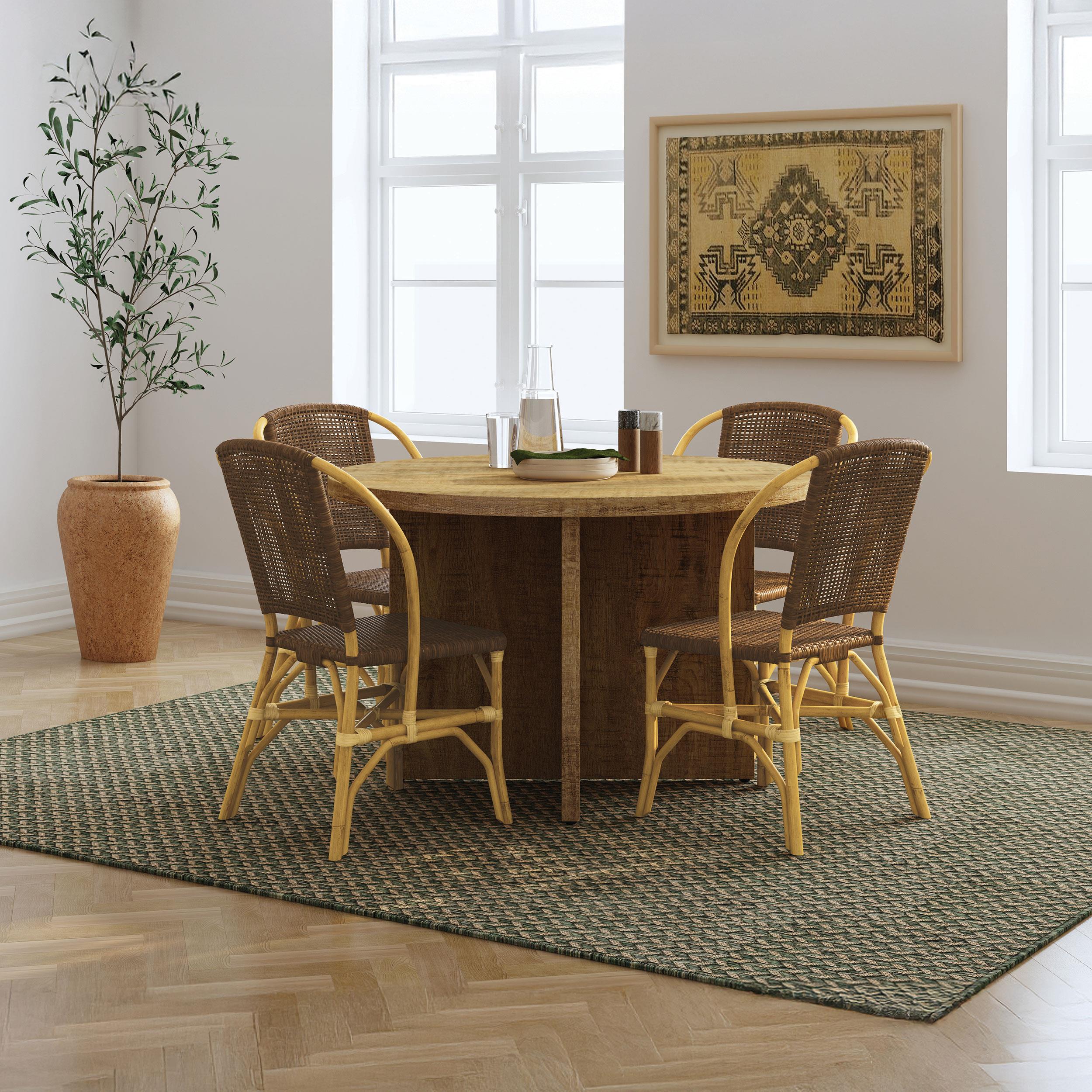  Coaster Furniture Lexley 109122 Set of 2 Woven Rattan Dining Side Chair - Brown IMAGE 11