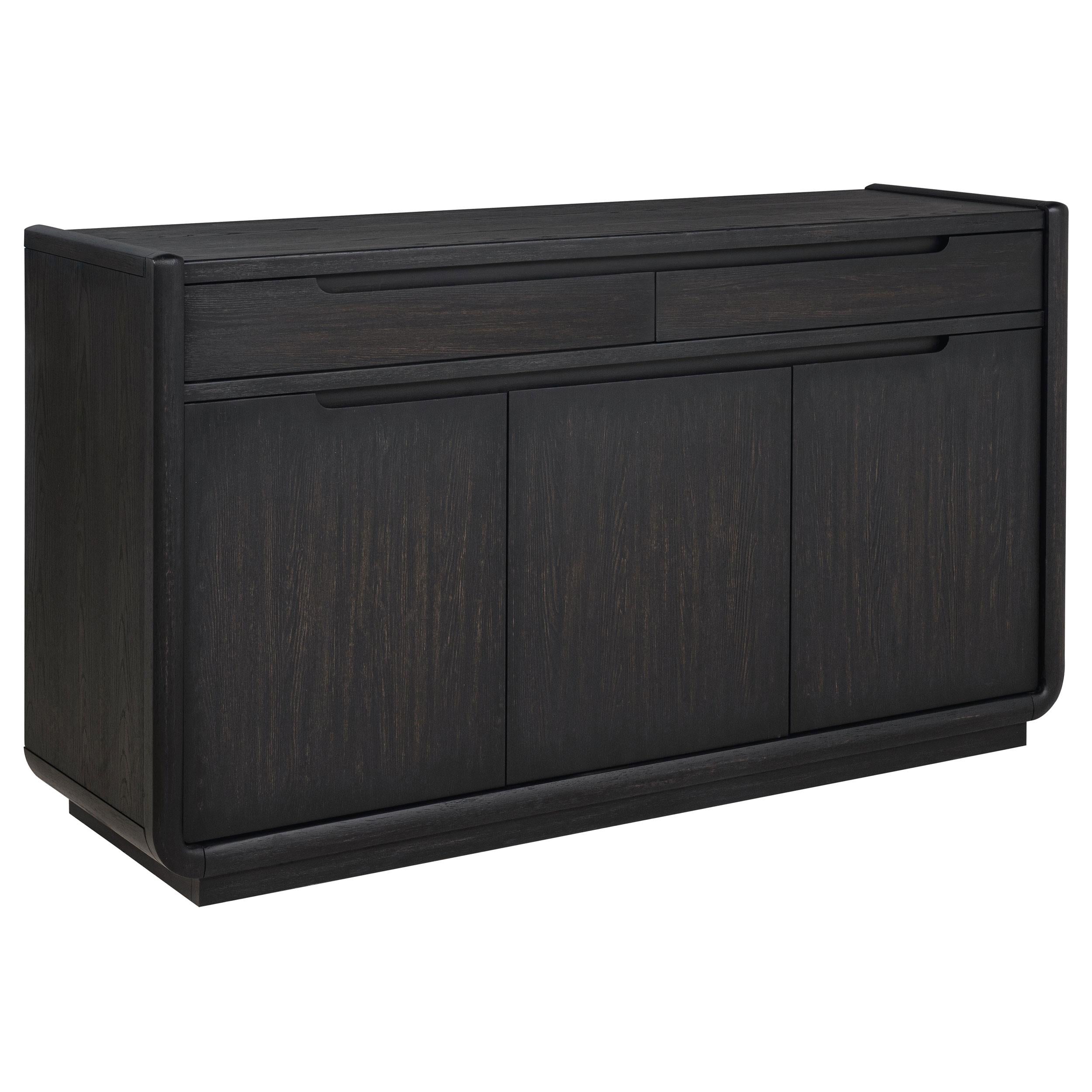  Coaster Furniture Leandro 115395 2-drawer Dining Sideboard Server - Burnished Black IMAGE 1