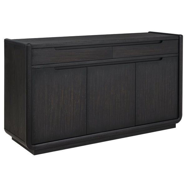 Coaster Furniture Leandro 115395 2-drawer Dining Sideboard Server - Burnished Black