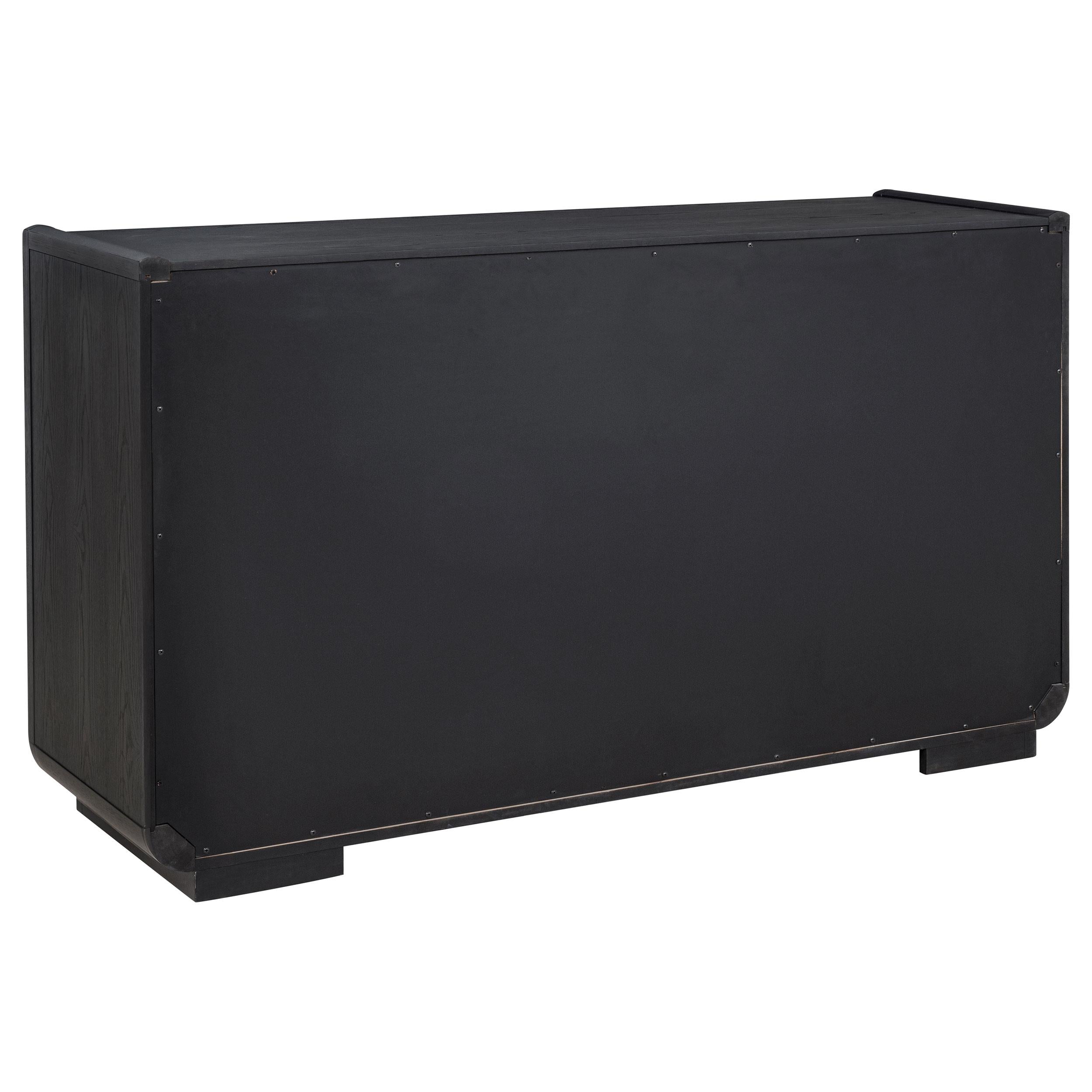  Coaster Furniture Leandro 115395 2-drawer Dining Sideboard Server - Burnished Black IMAGE 10