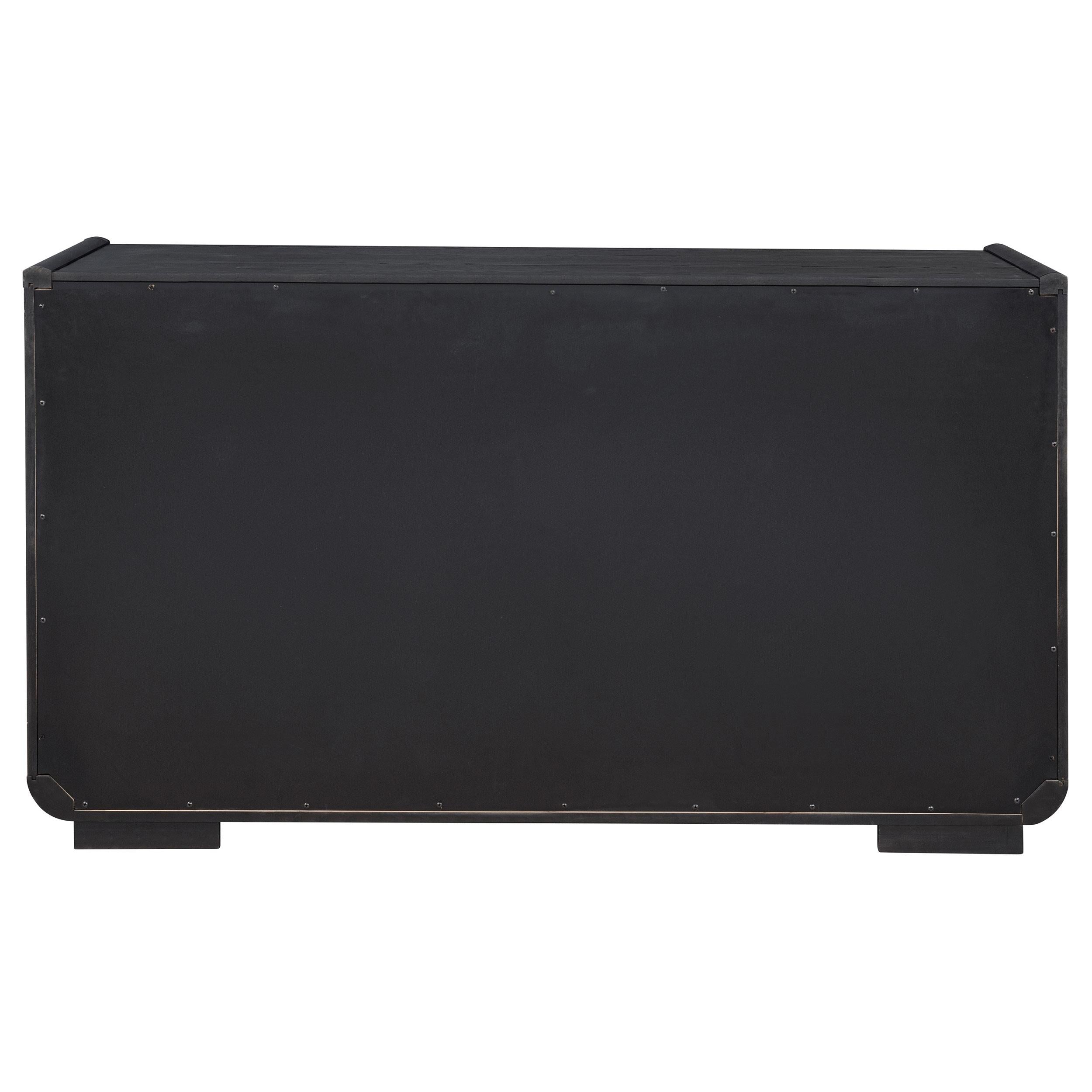  Coaster Furniture Leandro 115395 2-drawer Dining Sideboard Server - Burnished Black IMAGE 11
