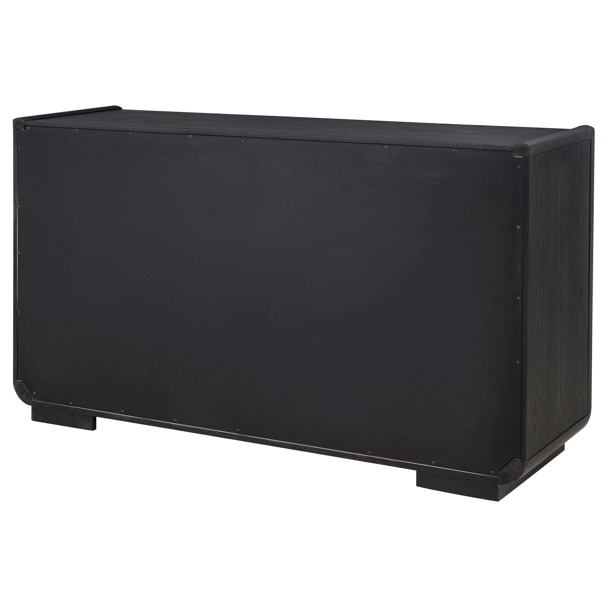  Coaster Furniture Leandro 115395 2-drawer Dining Sideboard Server - Burnished Black IMAGE 12