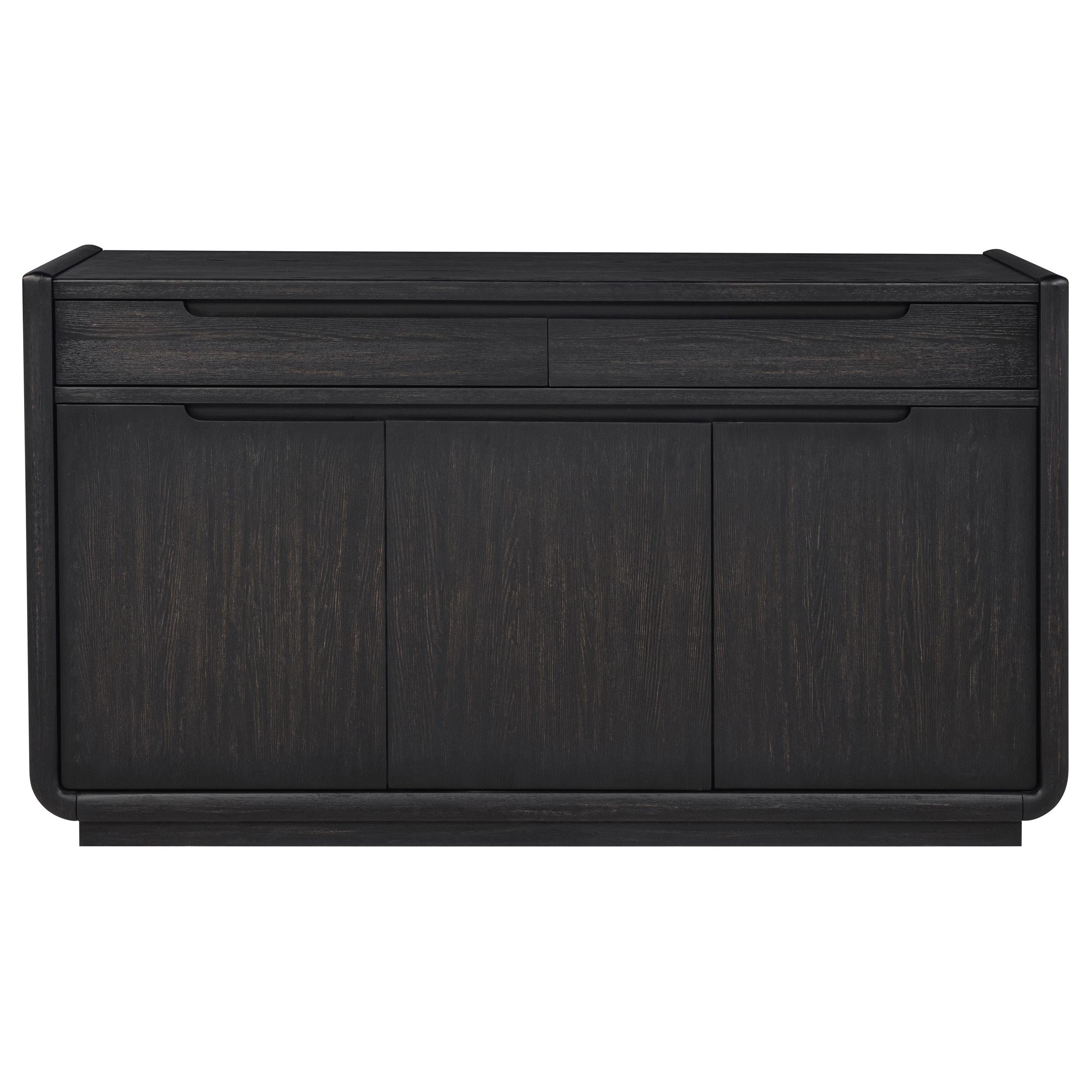  Coaster Furniture Leandro 115395 2-drawer Dining Sideboard Server - Burnished Black IMAGE 5