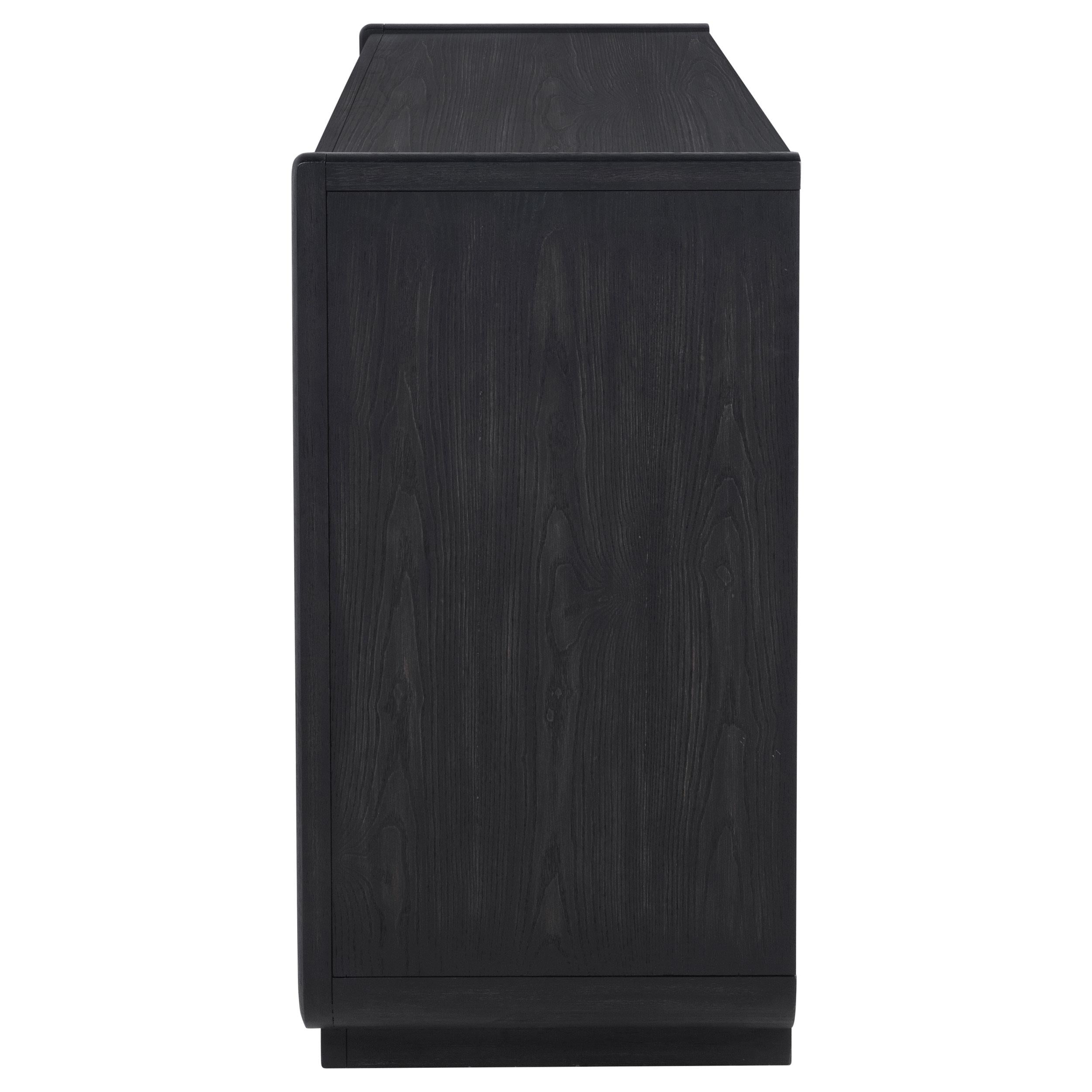  Coaster Furniture Leandro 115395 2-drawer Dining Sideboard Server - Burnished Black IMAGE 8