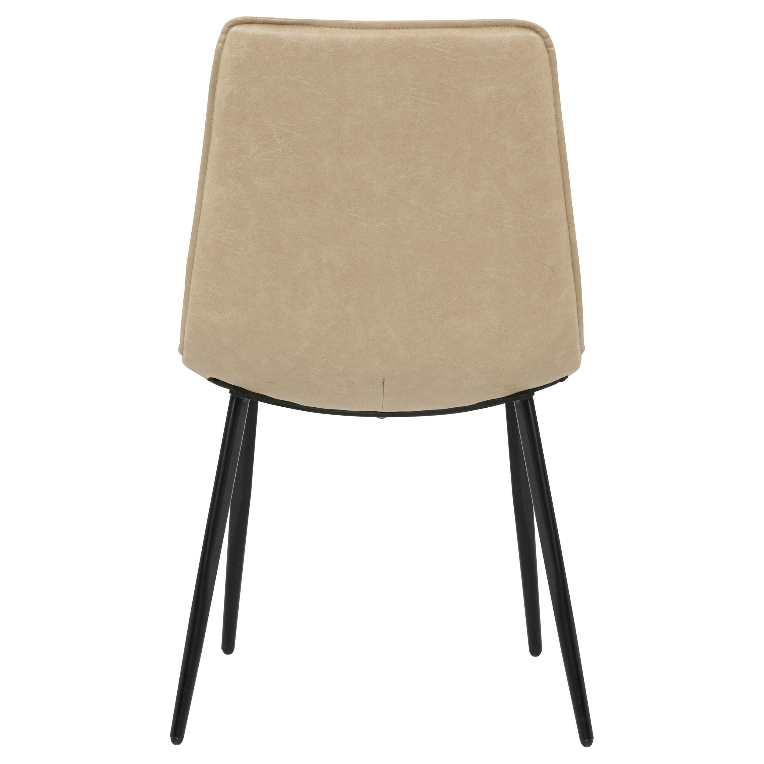  Coaster Furniture Ortega 115472TAN Set of 2 Upholstered Dining Side Chair - Tan IMAGE 11