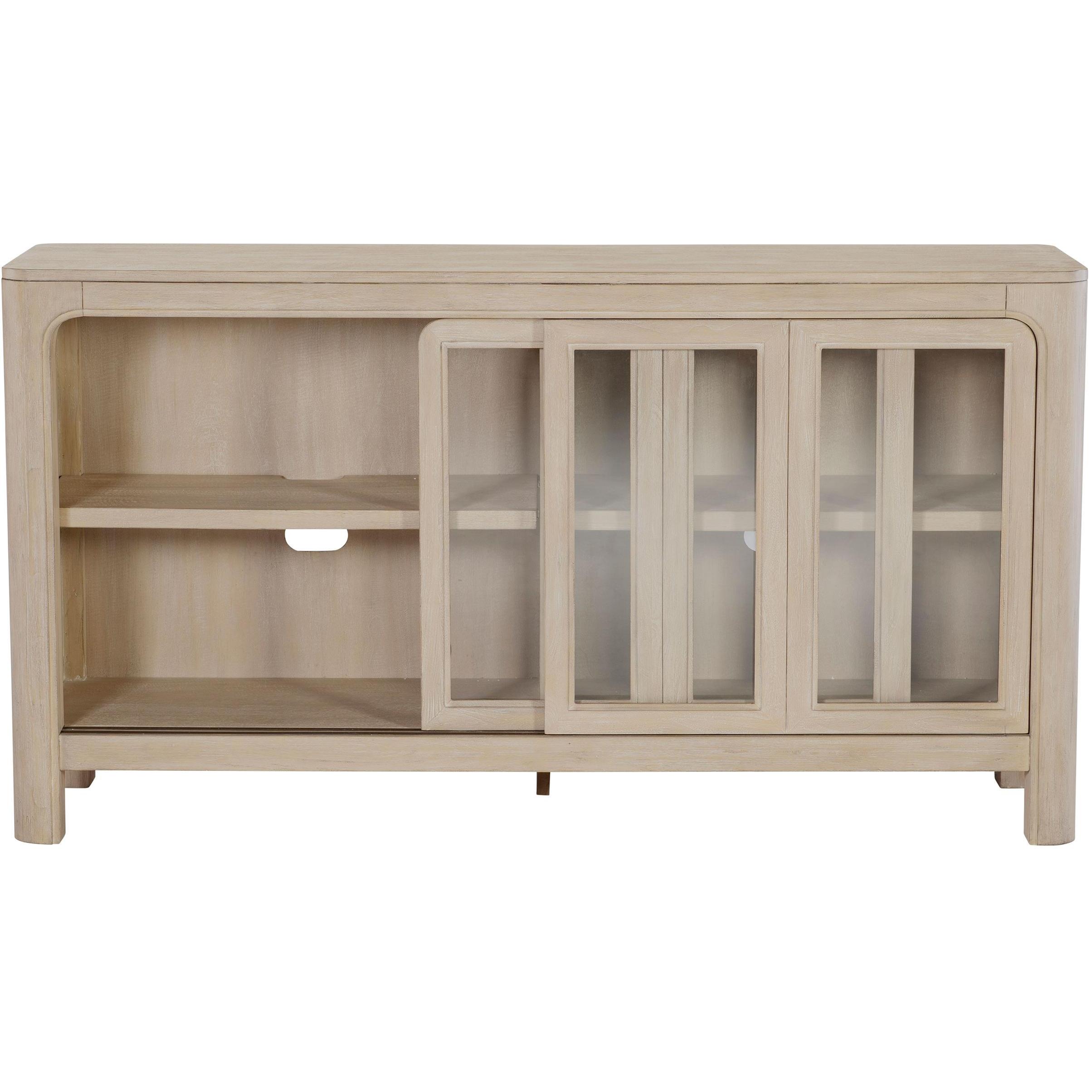  Coaster Furniture Solano 115505 Sliding Door Dining Sideboard Server - Weathered Mango IMAGE 5