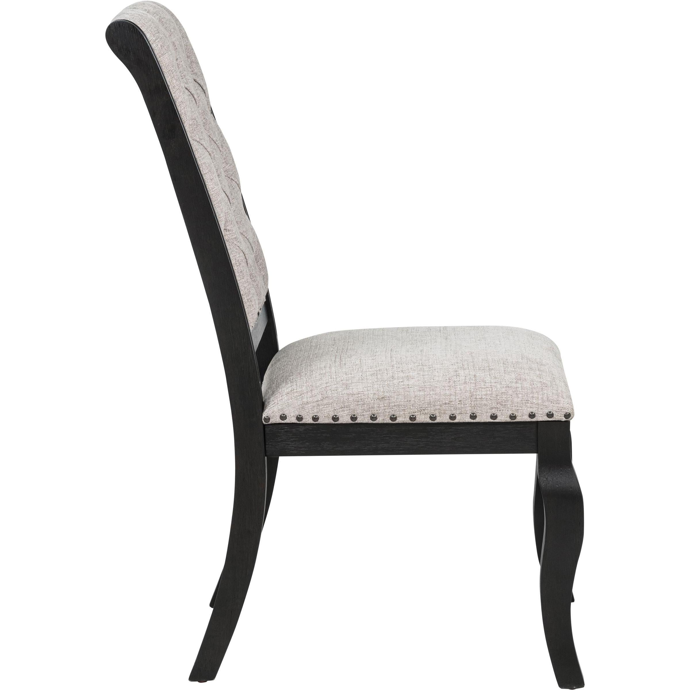  Coaster Furniture Phelps 121232 Set of 2 Upholstered Dining Side Chair - Tan Distressed Noir IMAGE 10