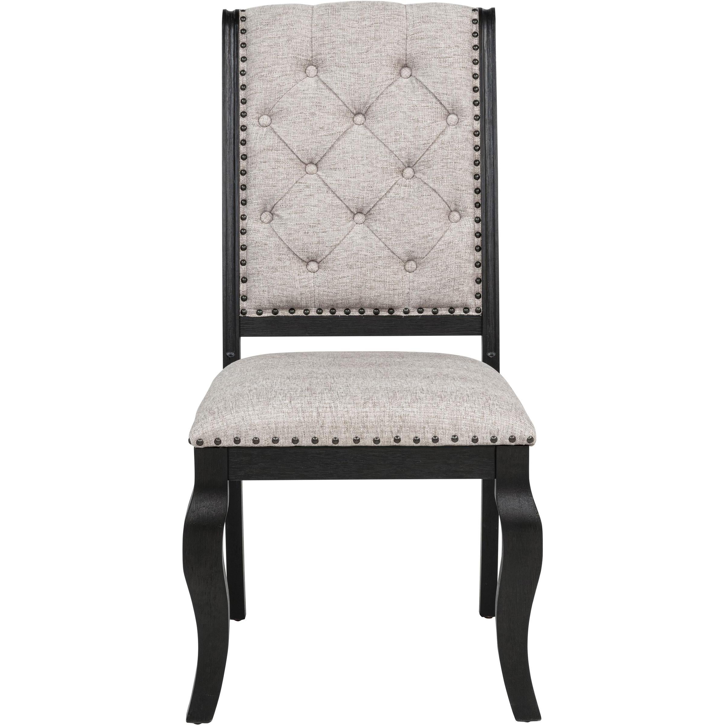  Coaster Furniture Phelps 121232 Set of 2 Upholstered Dining Side Chair - Tan Distressed Noir IMAGE 4