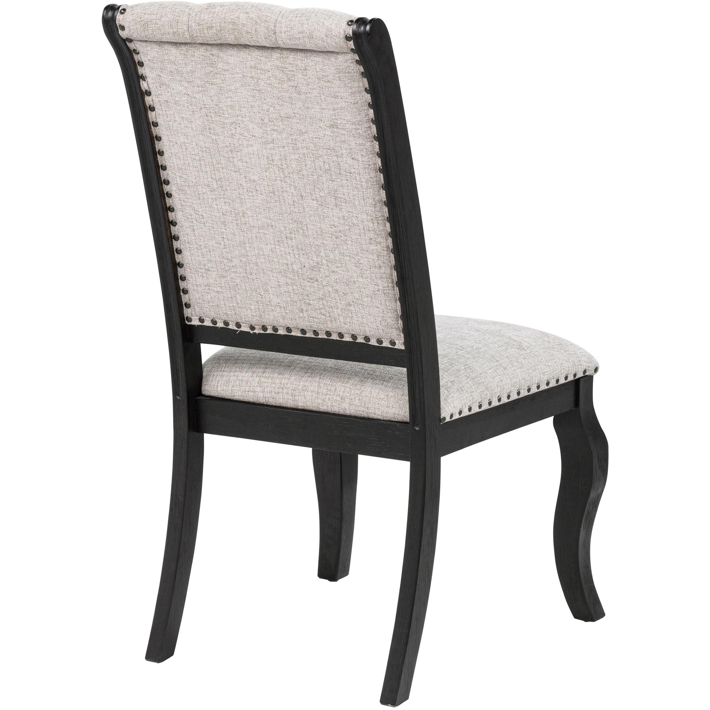  Coaster Furniture Phelps 121232 Set of 2 Upholstered Dining Side Chair - Tan Distressed Noir IMAGE 9