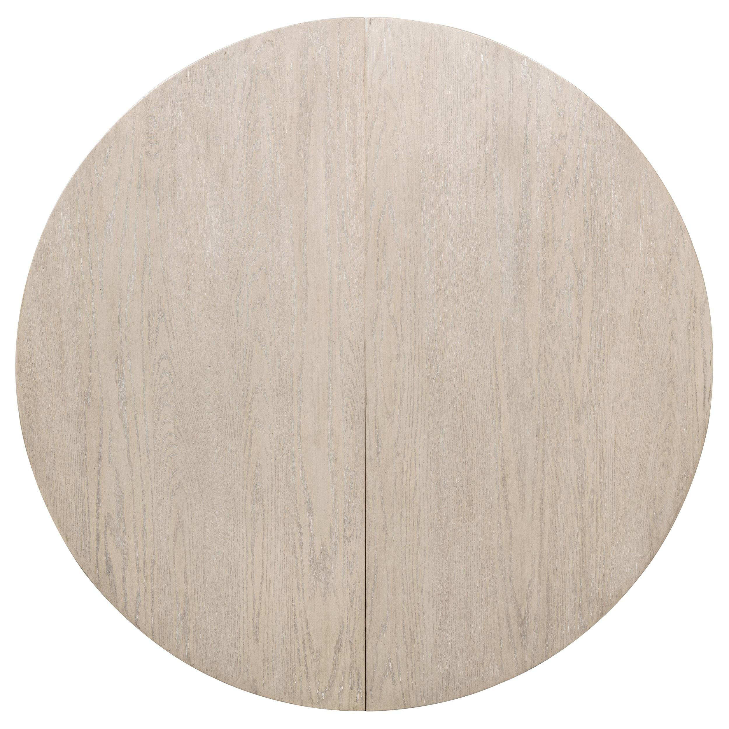  Coaster Furniture Orrison 121261 Oval 62-inch Wood Extension Leaf Dining Table - Linen IMAGE 6