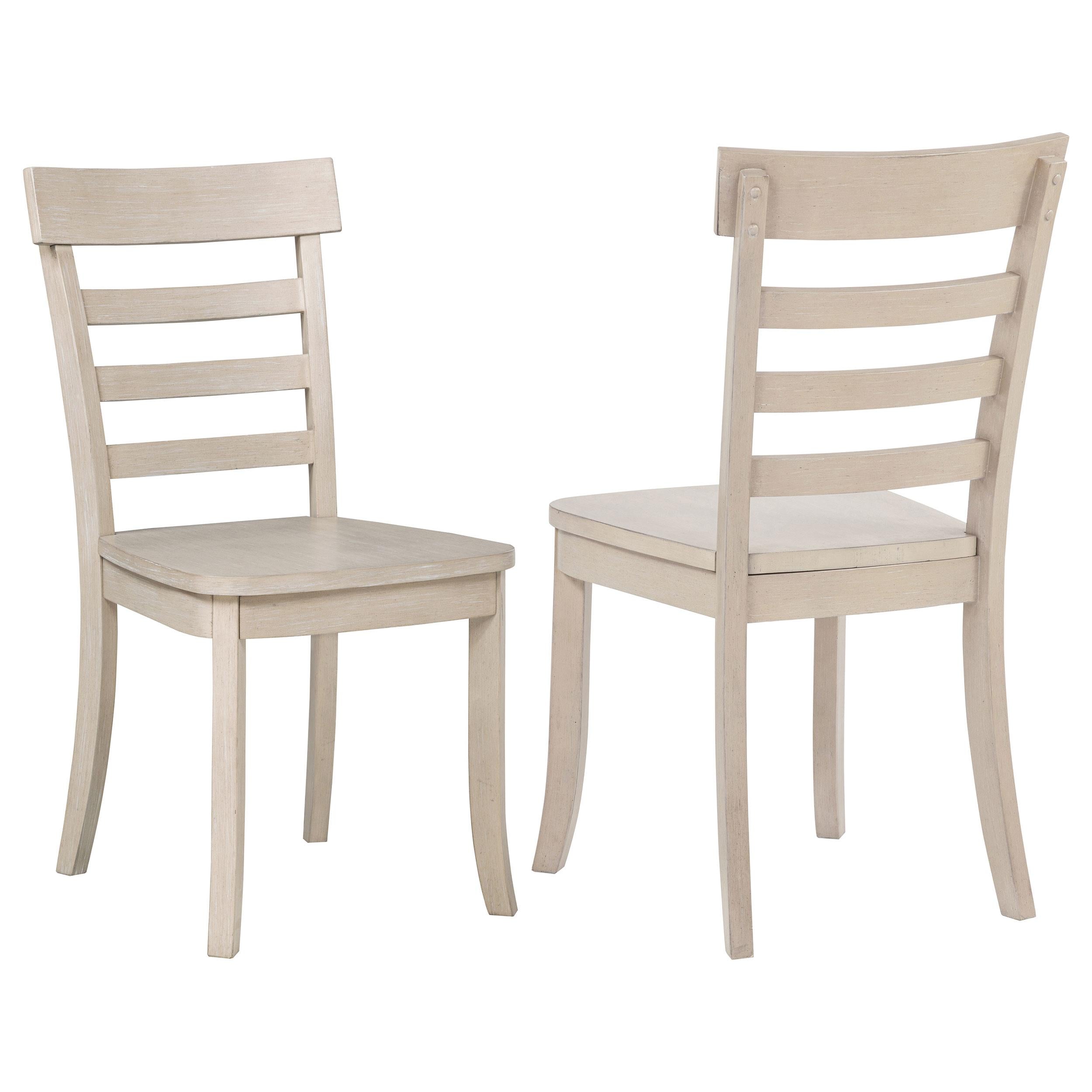  Coaster Furniture Orrison 121262 Set of 2 Ladder Back Dining Side Chair - Linen IMAGE 1