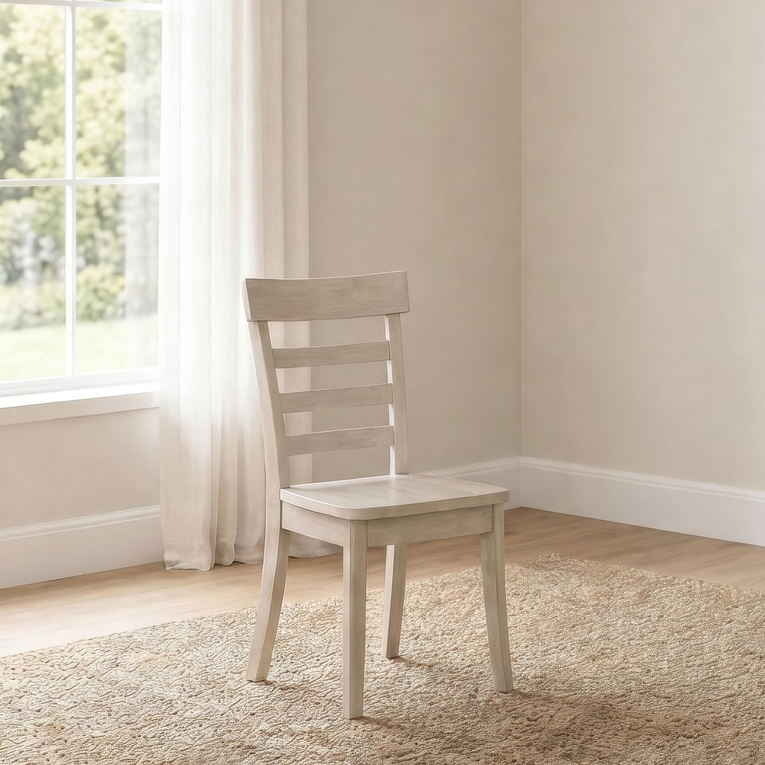  Coaster Furniture Orrison 121262 Set of 2 Ladder Back Dining Side Chair - Linen IMAGE 6