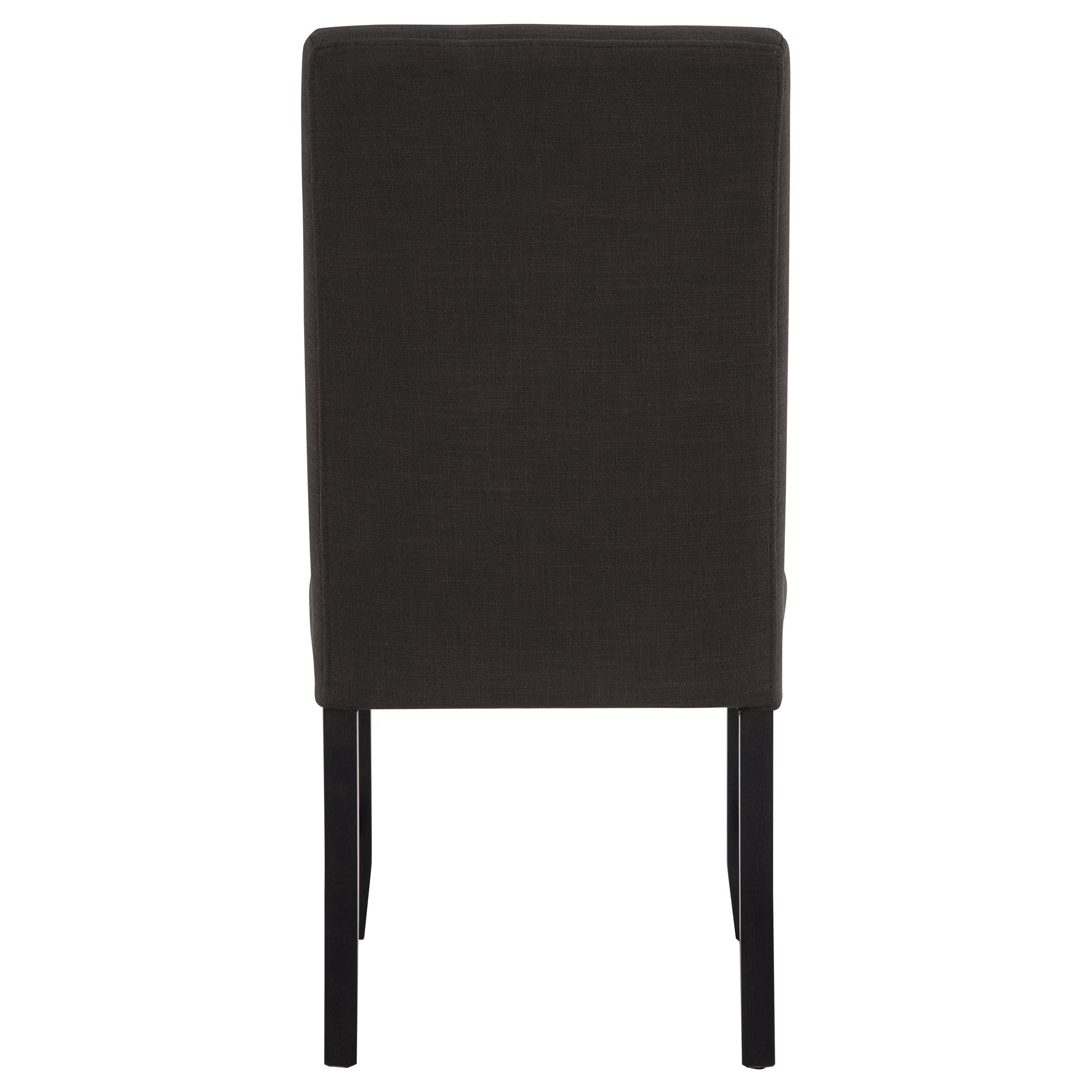  Coaster Furniture Berning 121702CHR Set of 2 Fabric Upholstered Parson Side Chair - Charcoal Grey IMAGE 6