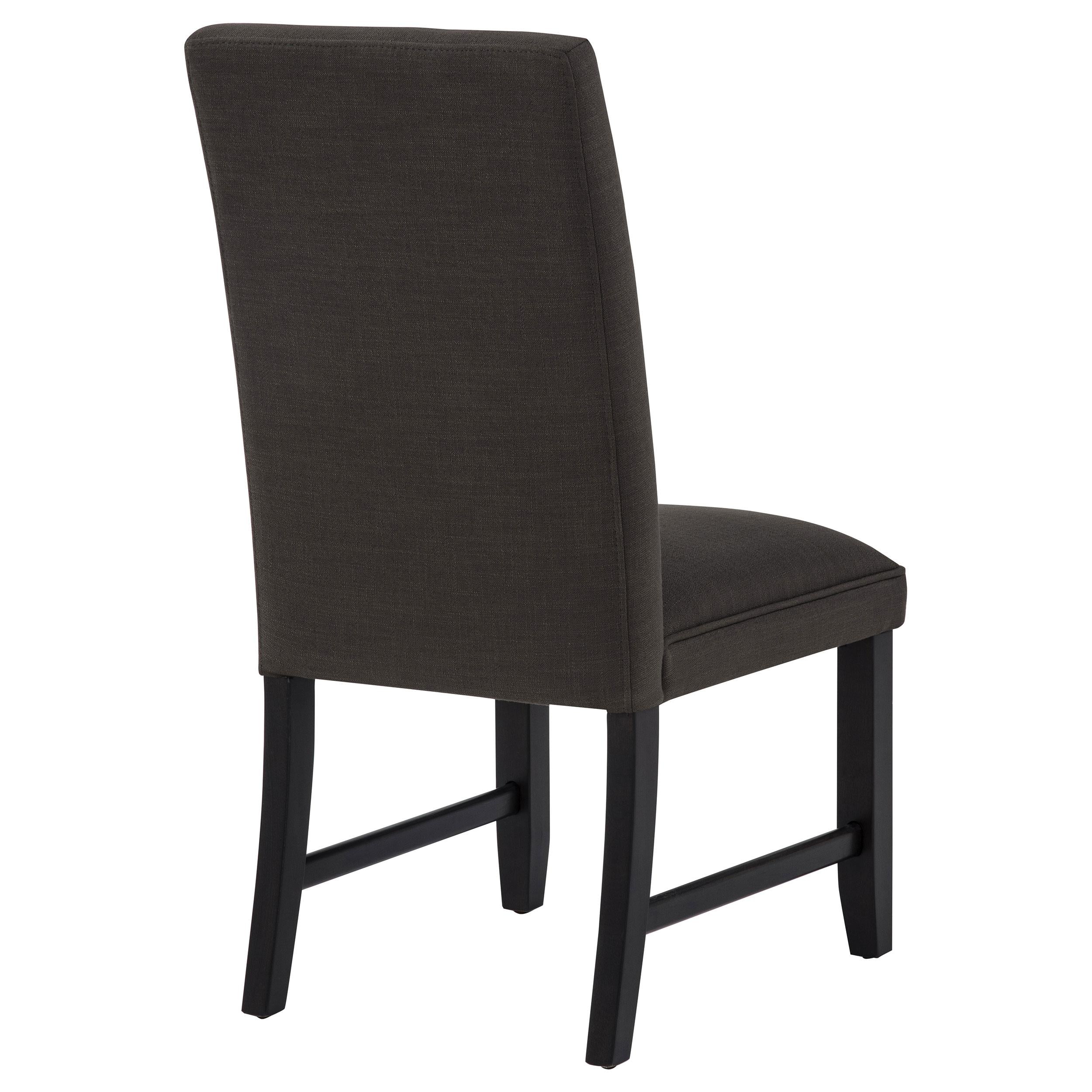  Coaster Furniture Berning 121702CHR Set of 2 Fabric Upholstered Parson Side Chair - Charcoal Grey IMAGE 9