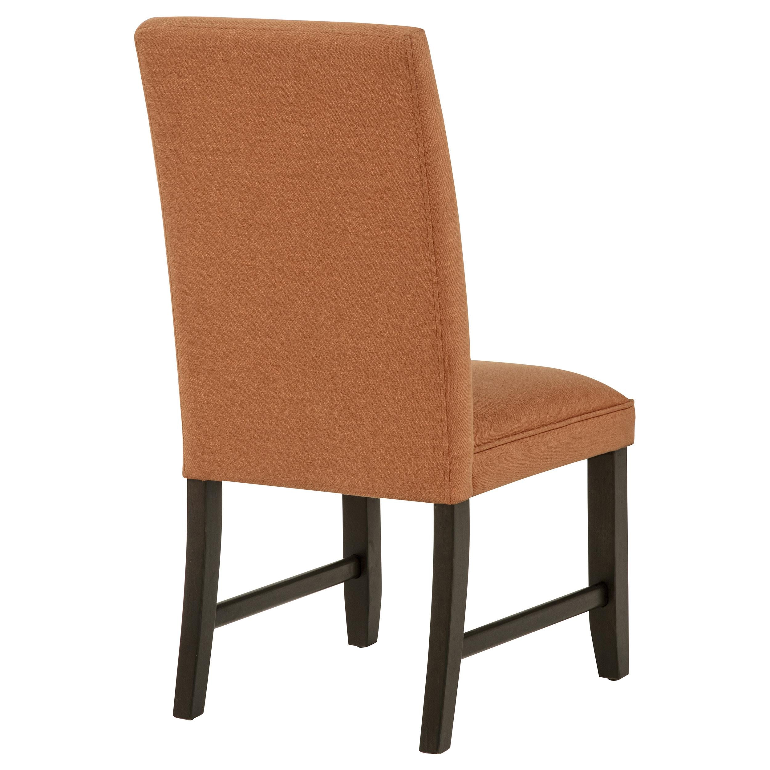  Coaster Furniture Berning 121702SLM Set of 2 Fabric Upholstered Parson Side Chair - Salmon Orange IMAGE 11