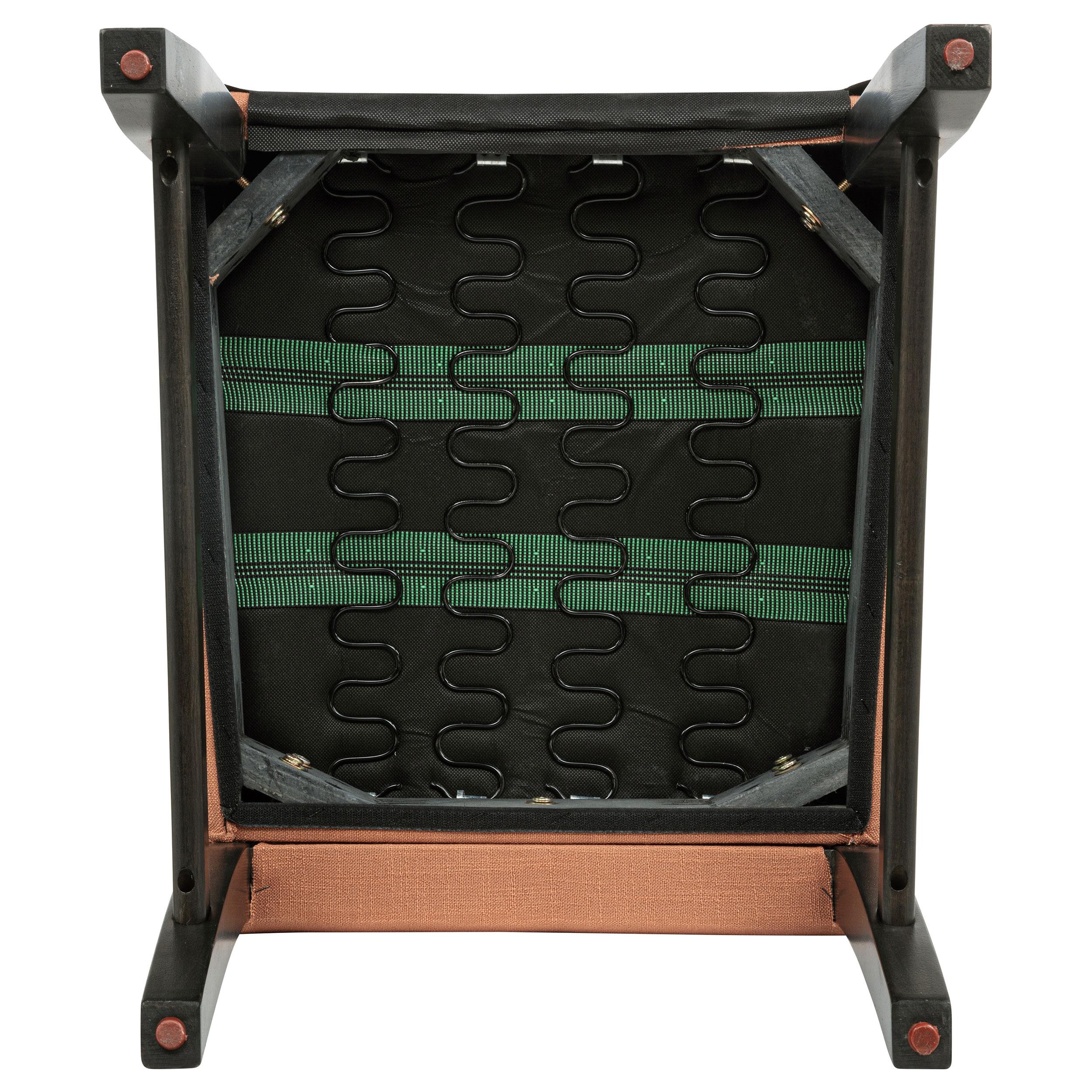  Coaster Furniture Berning 121702SLM Set of 2 Fabric Upholstered Parson Side Chair - Salmon Orange IMAGE 4