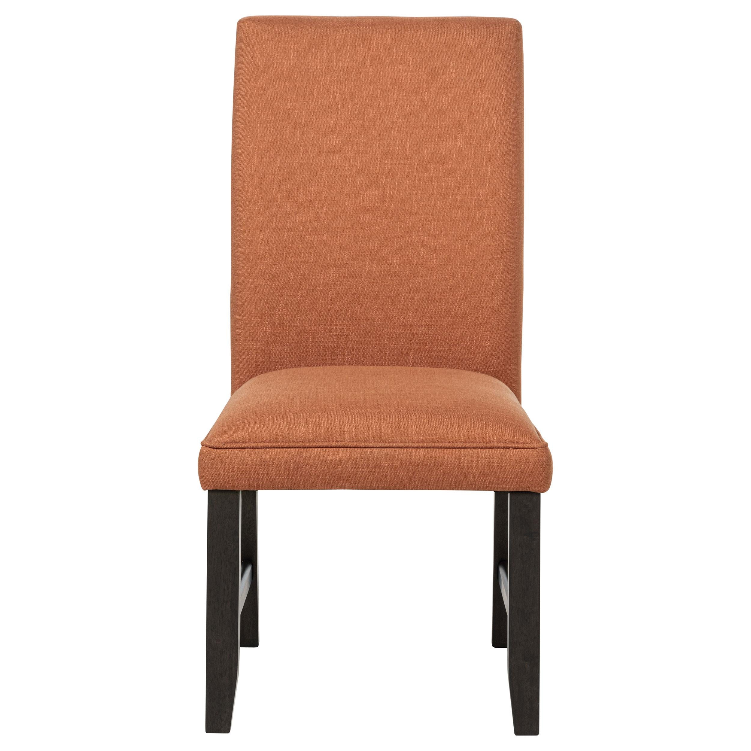  Coaster Furniture Berning 121702SLM Set of 2 Fabric Upholstered Parson Side Chair - Salmon Orange IMAGE 8