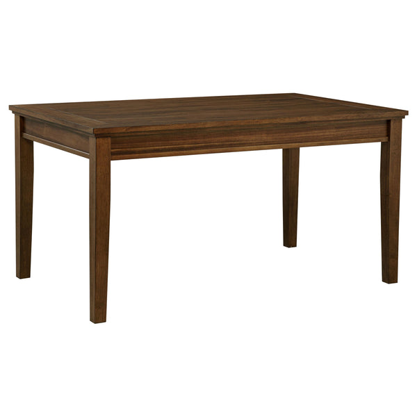 Coaster Furniture Atwood 121761 Rectangular Wood Dining Table - Warm Brown