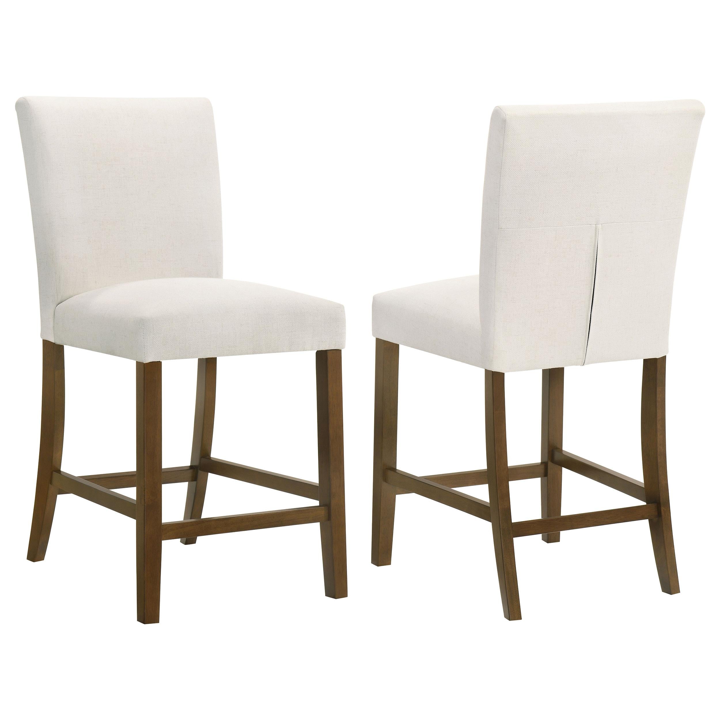  Coaster Furniture Paxton 122179BGE Set of 2 Upholstered Counter Height Dining Chair - Beige IMAGE 1
