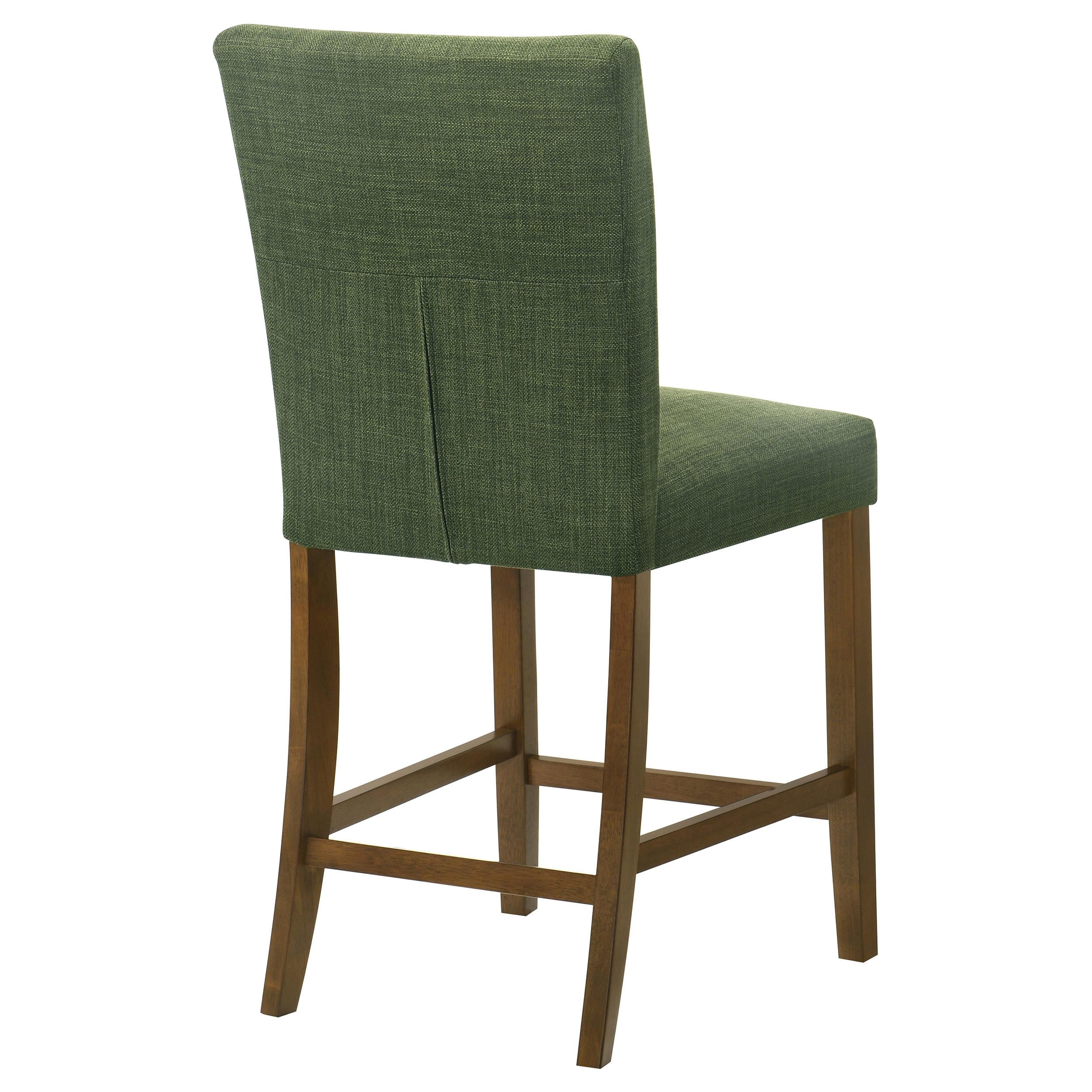  Coaster Furniture Paxton 122179GRN Set of 2 Upholstered Counter Height Dining Chair - Green IMAGE 10