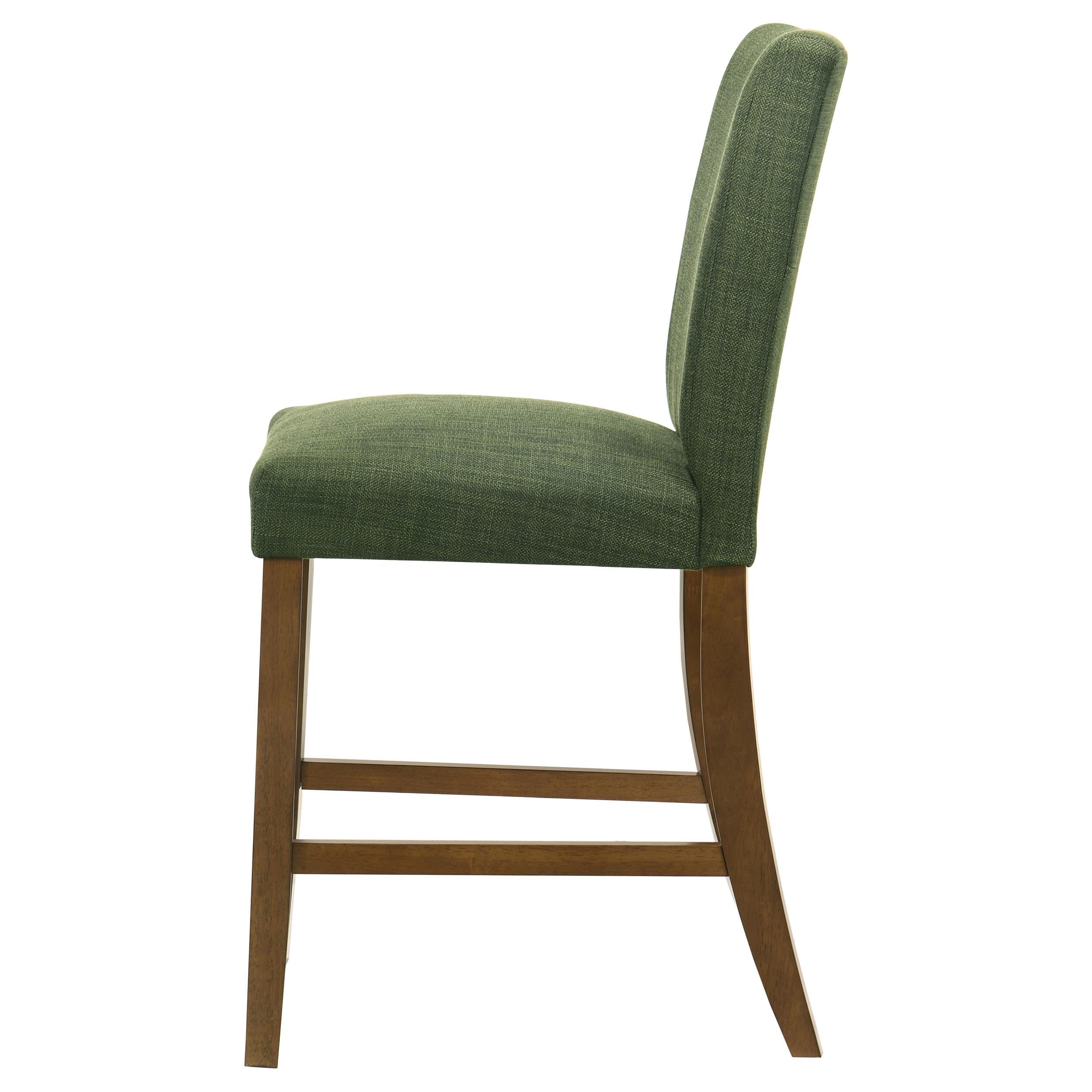  Coaster Furniture Paxton 122179GRN Set of 2 Upholstered Counter Height Dining Chair - Green IMAGE 5