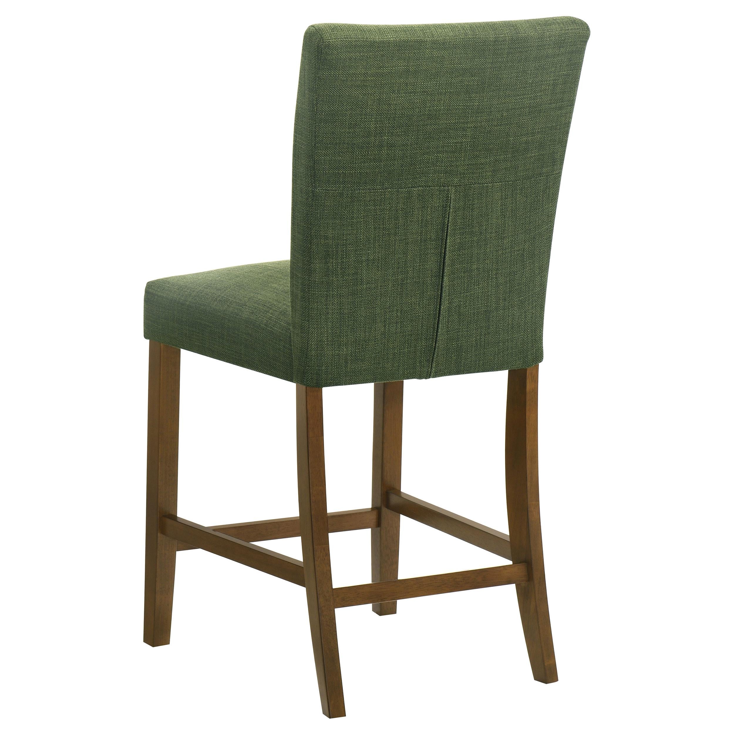  Coaster Furniture Paxton 122179GRN Set of 2 Upholstered Counter Height Dining Chair - Green IMAGE 7