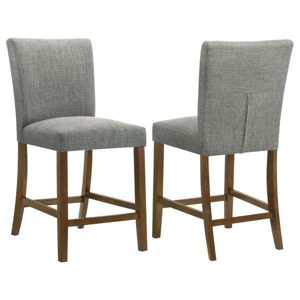 Coaster Furniture Paxton 122179GRY Set of 2 Upholstered Counter Height Dining Chair - Grey