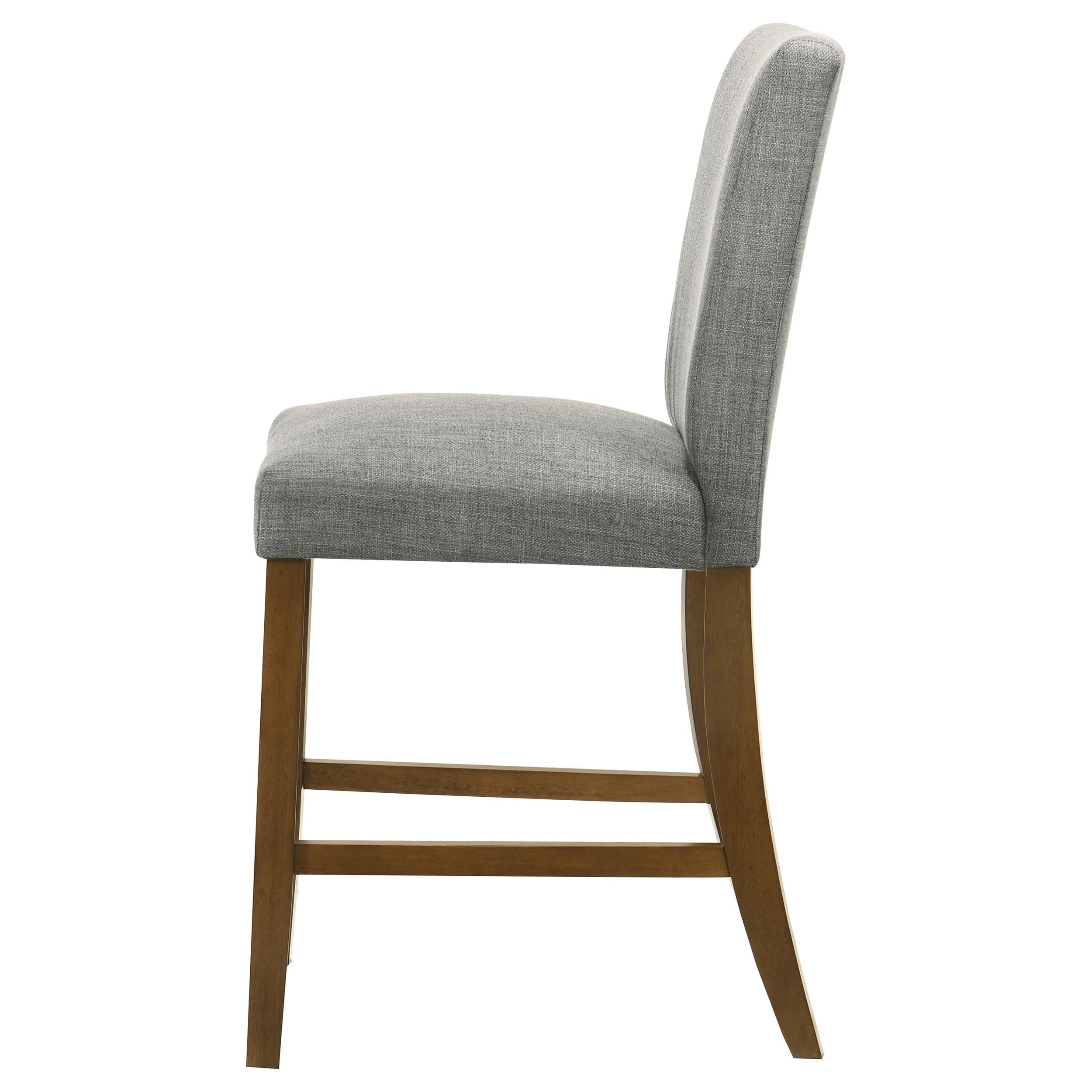  Coaster Furniture Paxton 122179GRY Set of 2 Upholstered Counter Height Dining Chair - Grey IMAGE 4