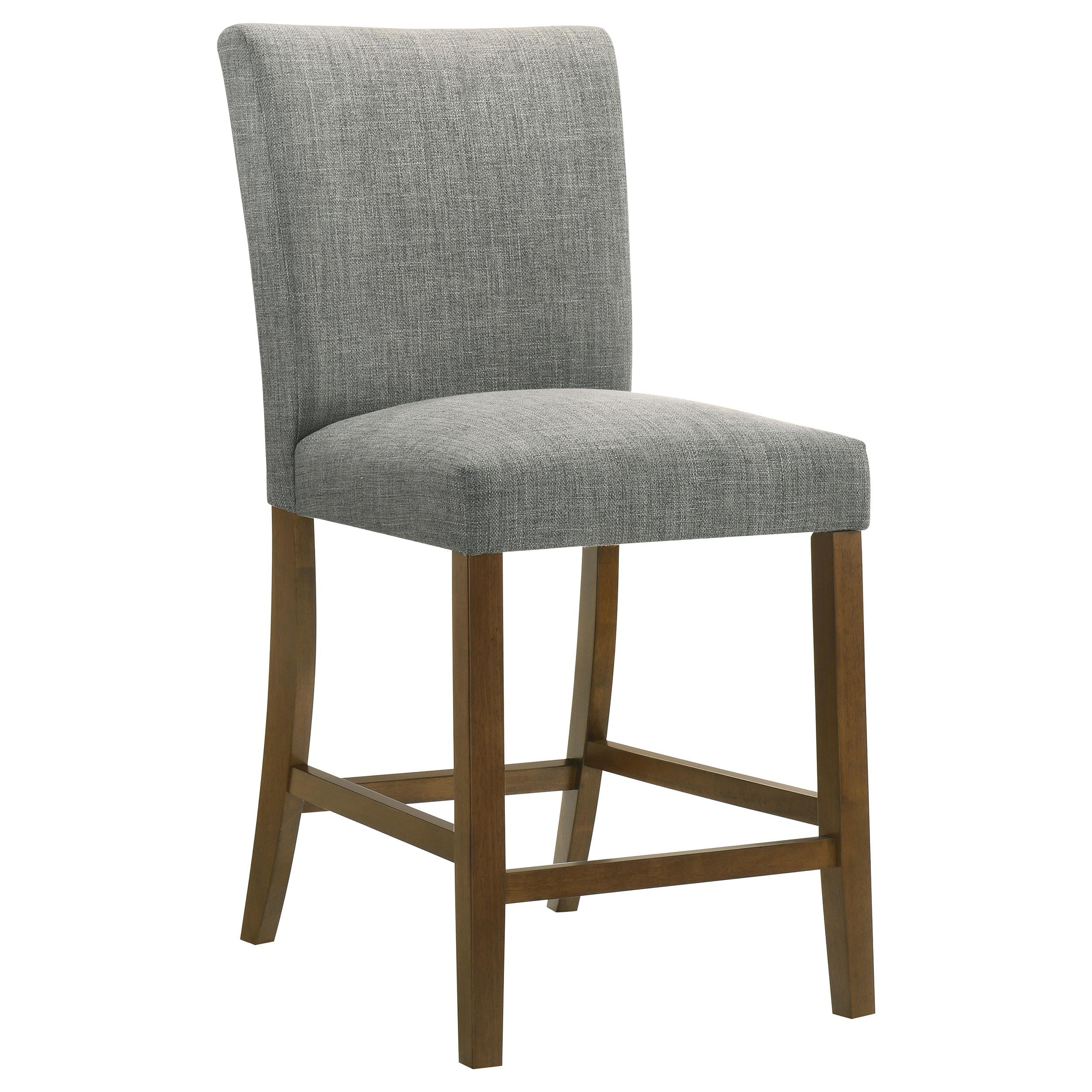  Coaster Furniture Paxton 122179GRY Set of 2 Upholstered Counter Height Dining Chair - Grey IMAGE 5