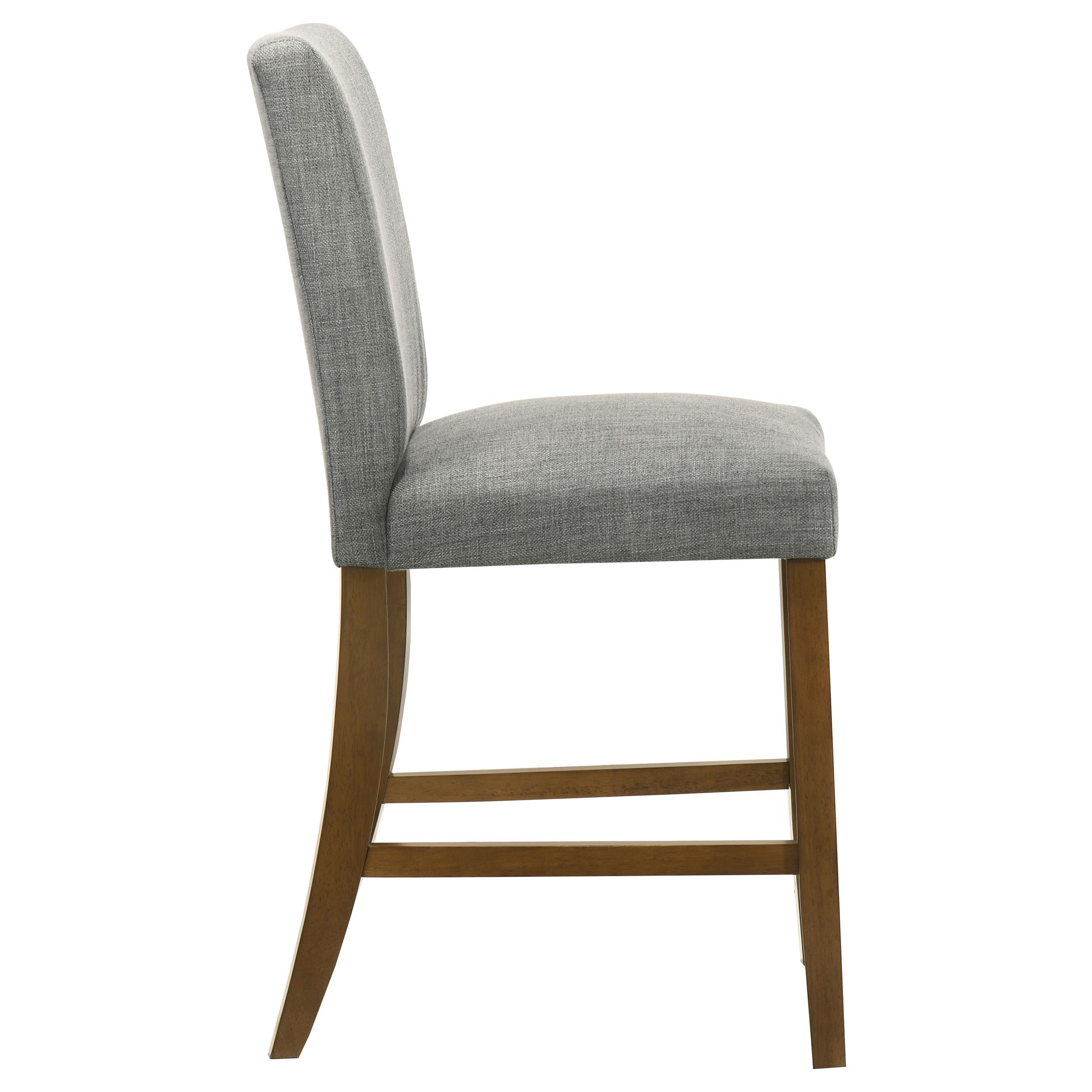  Coaster Furniture Paxton 122179GRY Set of 2 Upholstered Counter Height Dining Chair - Grey IMAGE 6