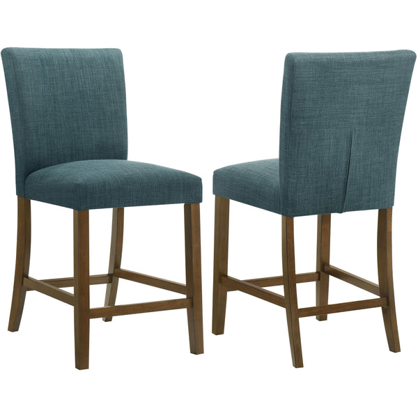 Coaster Furniture Paxton 122179TLB Set of 2 Upholstered Counter Height Dining Chair - Blue
