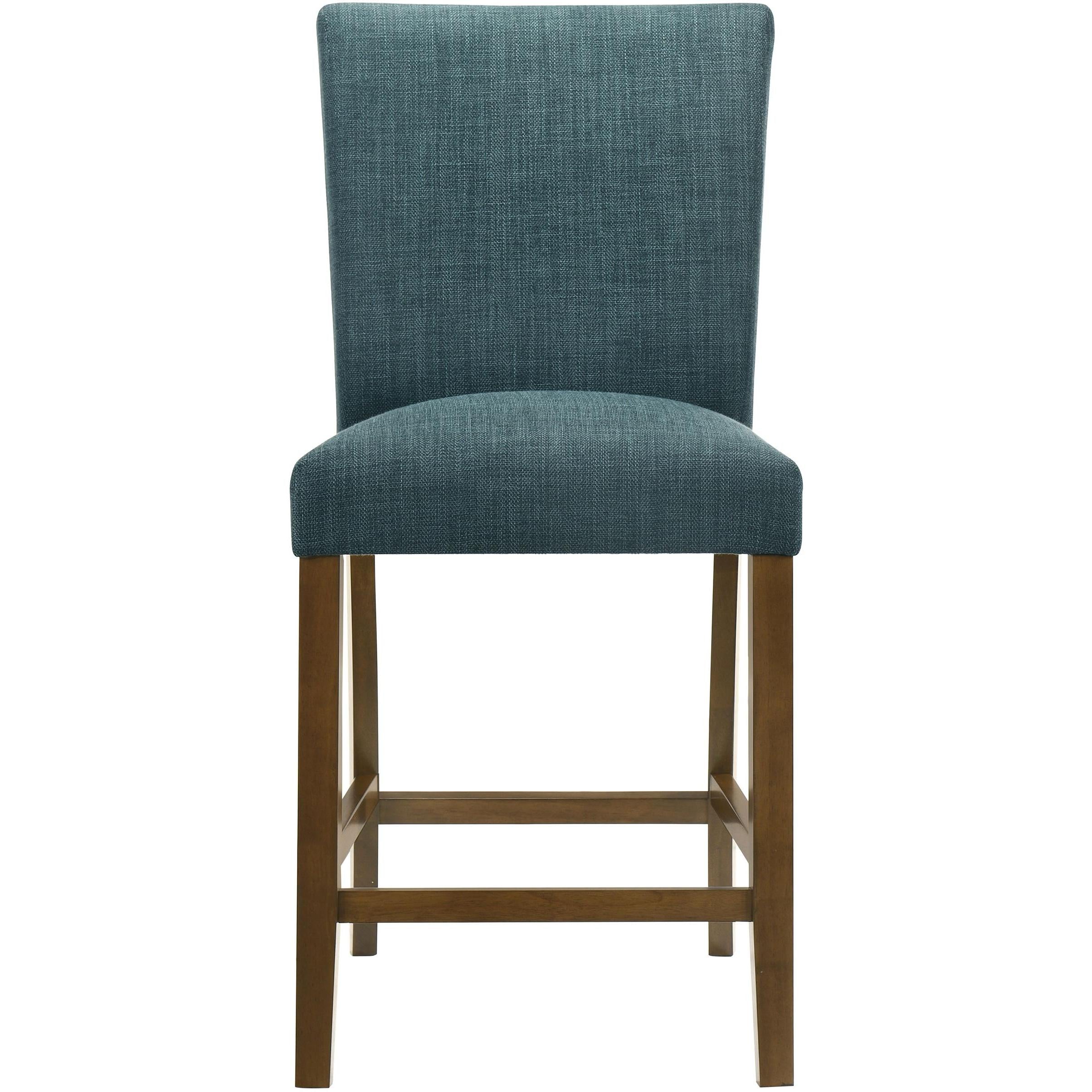  Coaster Furniture Paxton 122179TLB Set of 2 Upholstered Counter Height Dining Chair - Blue IMAGE 4