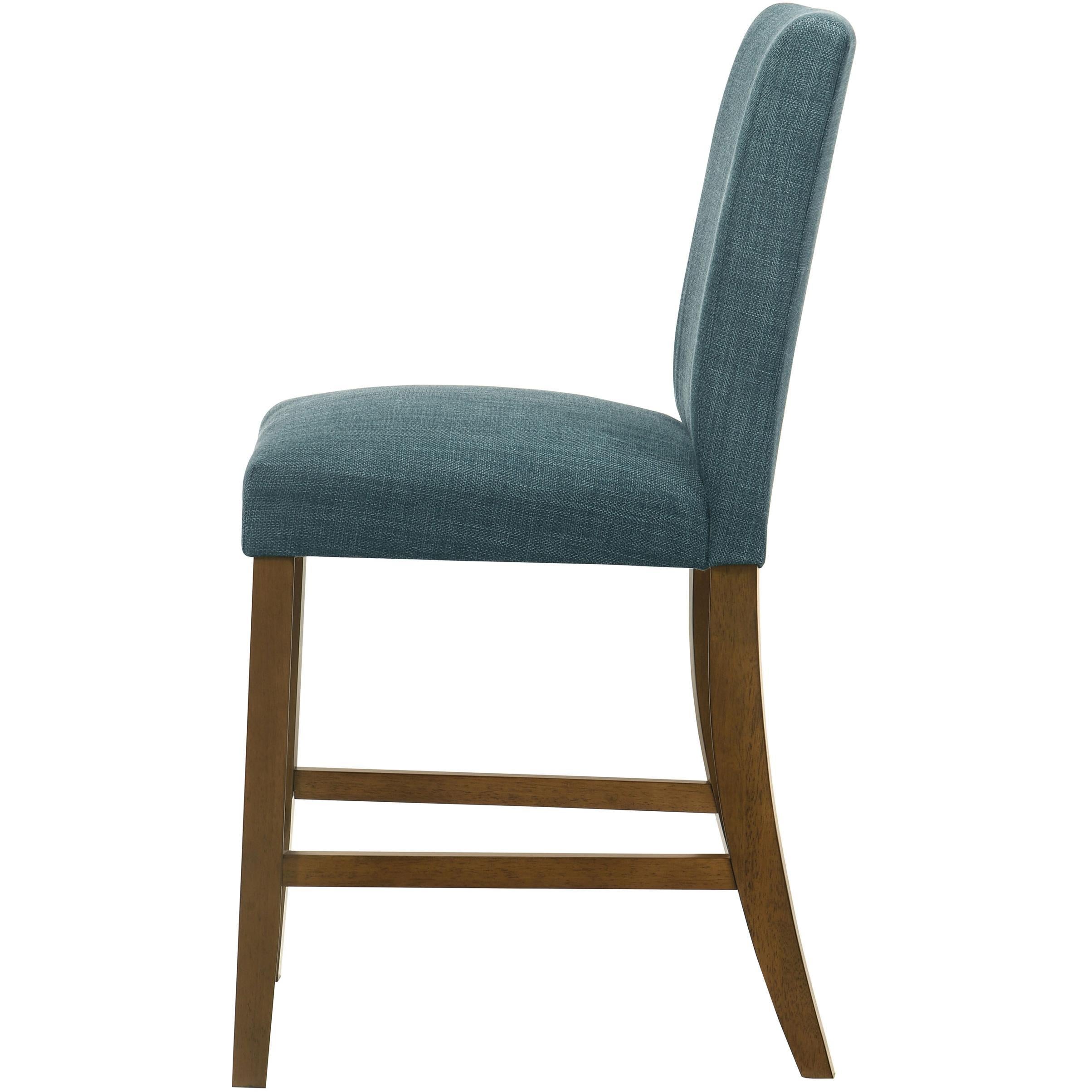  Coaster Furniture Paxton 122179TLB Set of 2 Upholstered Counter Height Dining Chair - Blue IMAGE 6