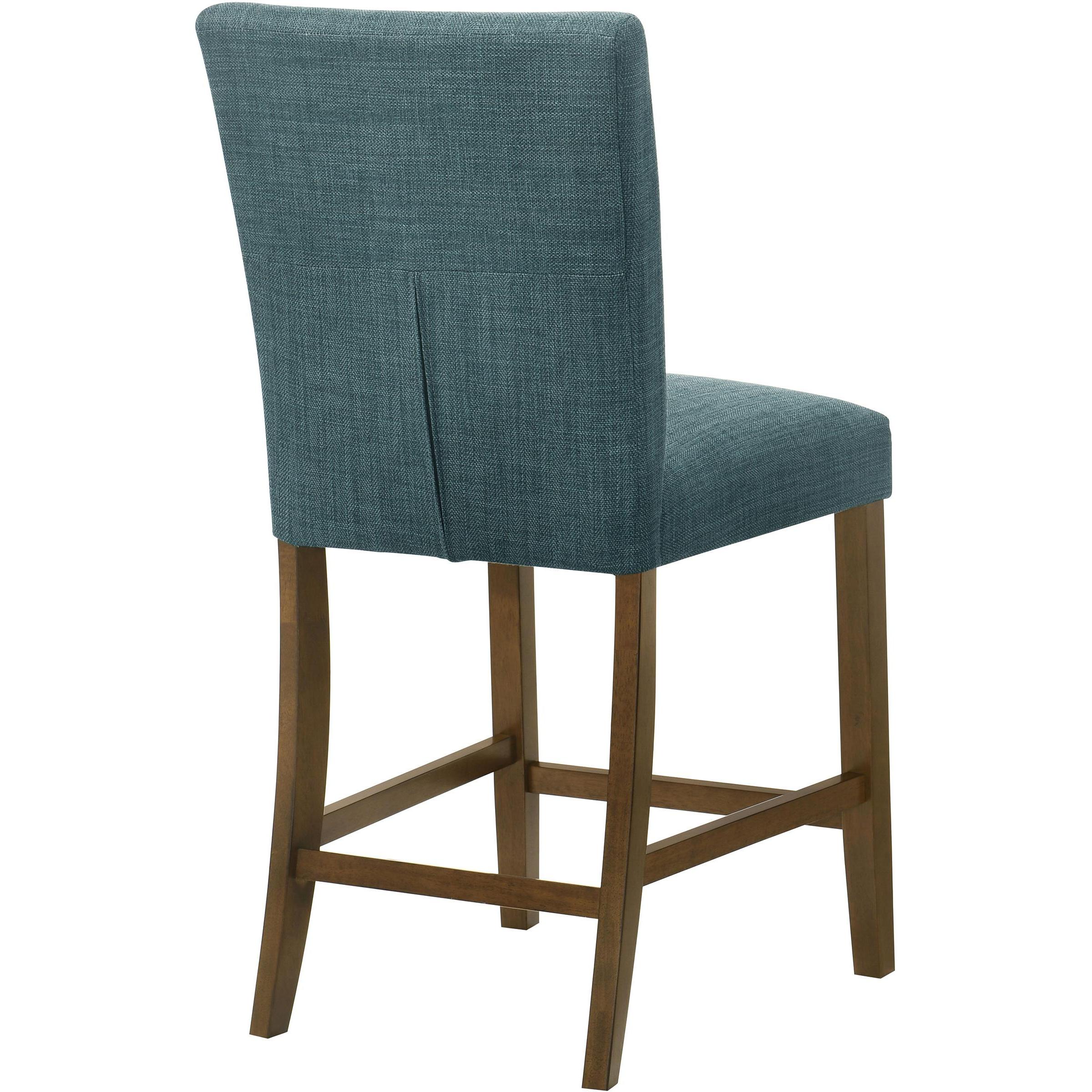  Coaster Furniture Paxton 122179TLB Set of 2 Upholstered Counter Height Dining Chair - Blue IMAGE 8