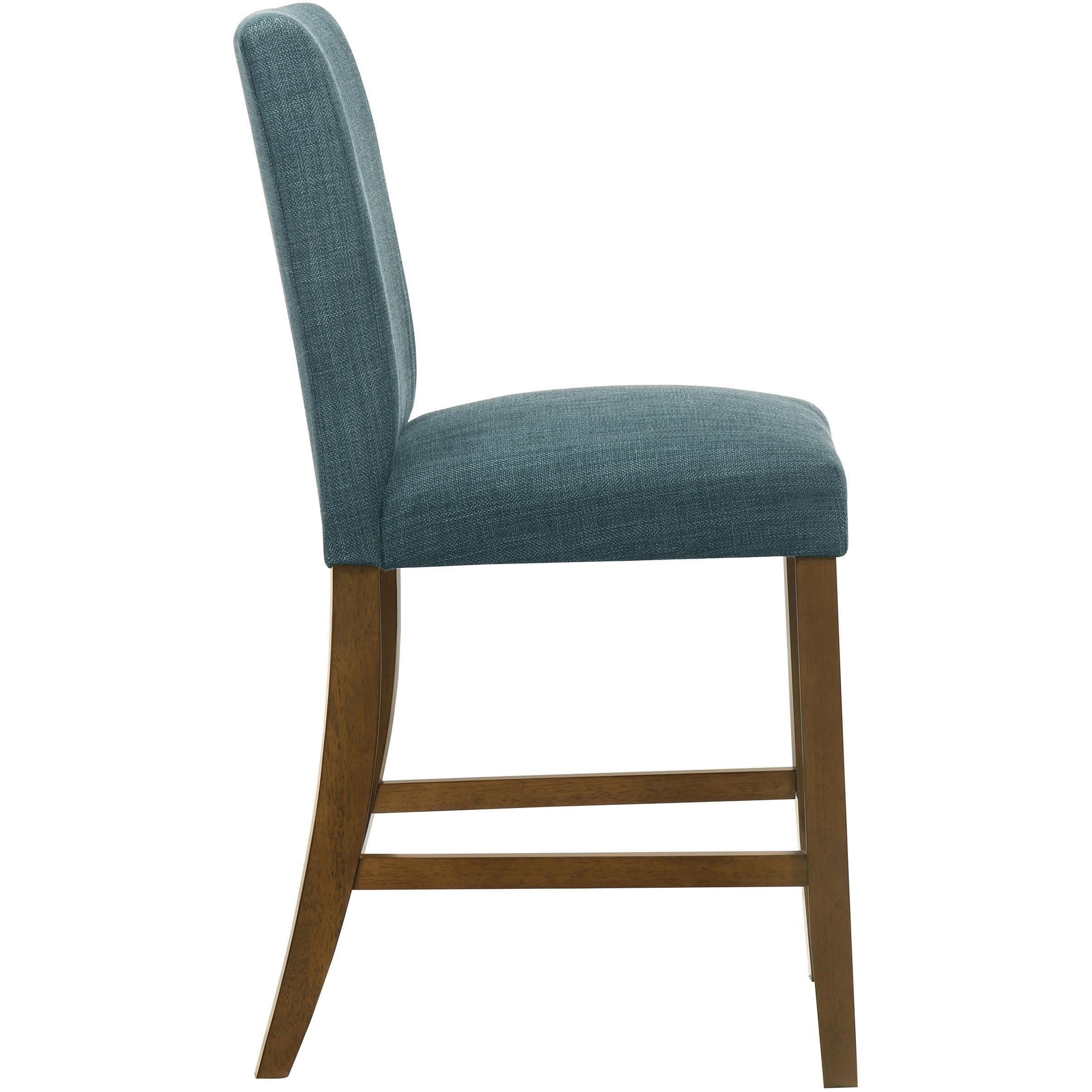  Coaster Furniture Paxton 122179TLB Set of 2 Upholstered Counter Height Dining Chair - Blue IMAGE 9