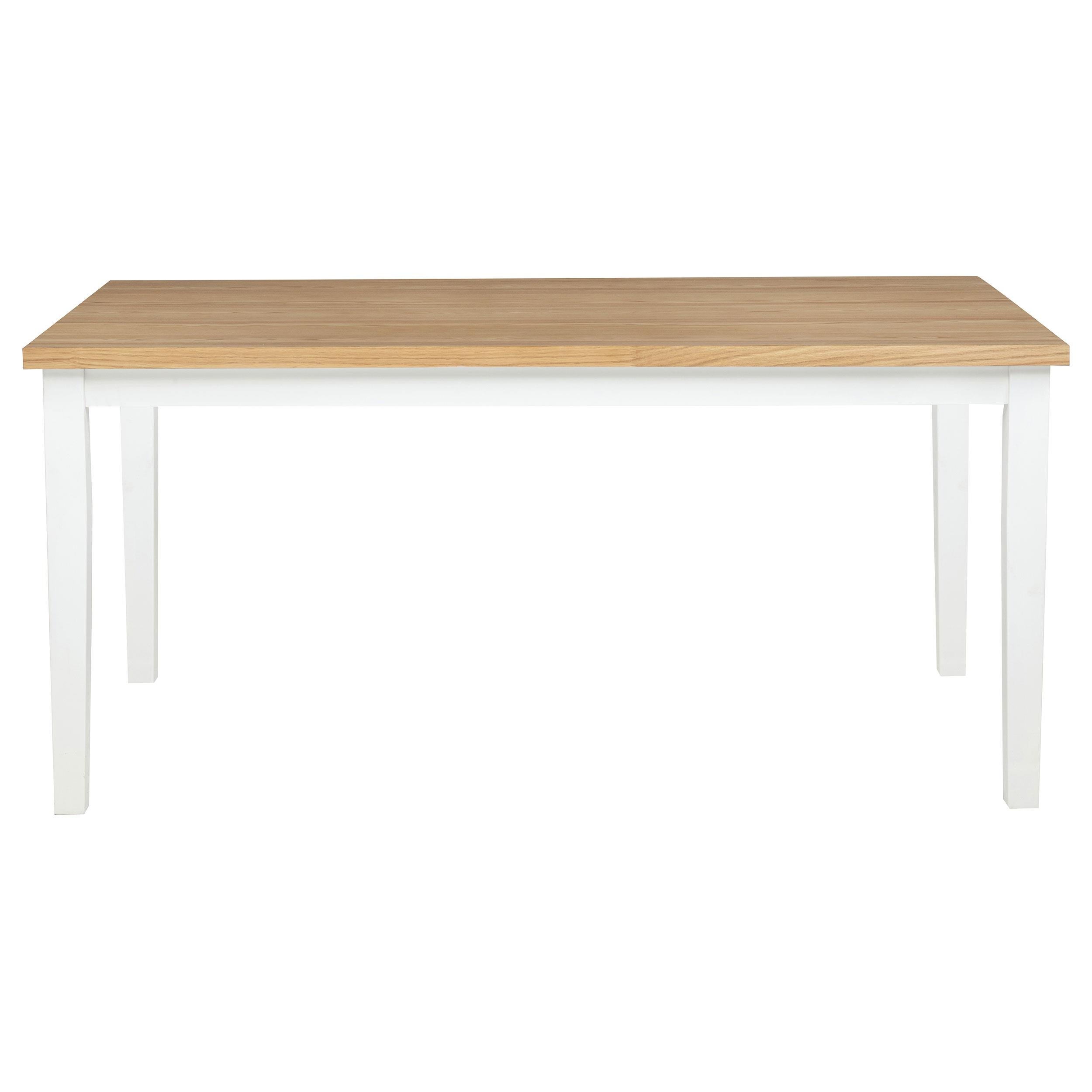  Coaster Furniture Andrews 122501 66-inch Rectangular Dining Table - Light Ash/White IMAGE 7