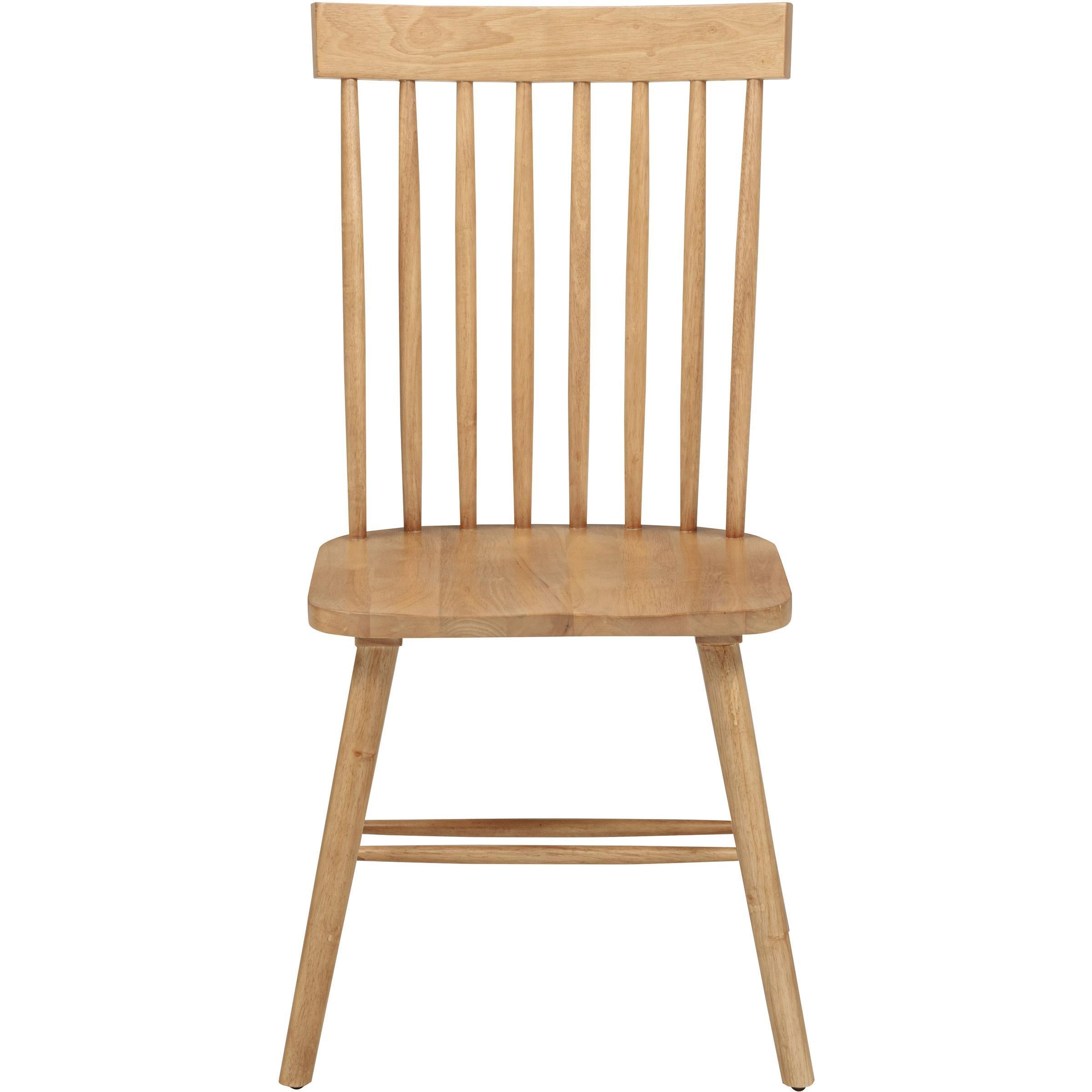  Coaster Furniture Andrews 122502 Set of 2 Windsor Spindle Back Dining Side Chair - Light Ash IMAGE 4
