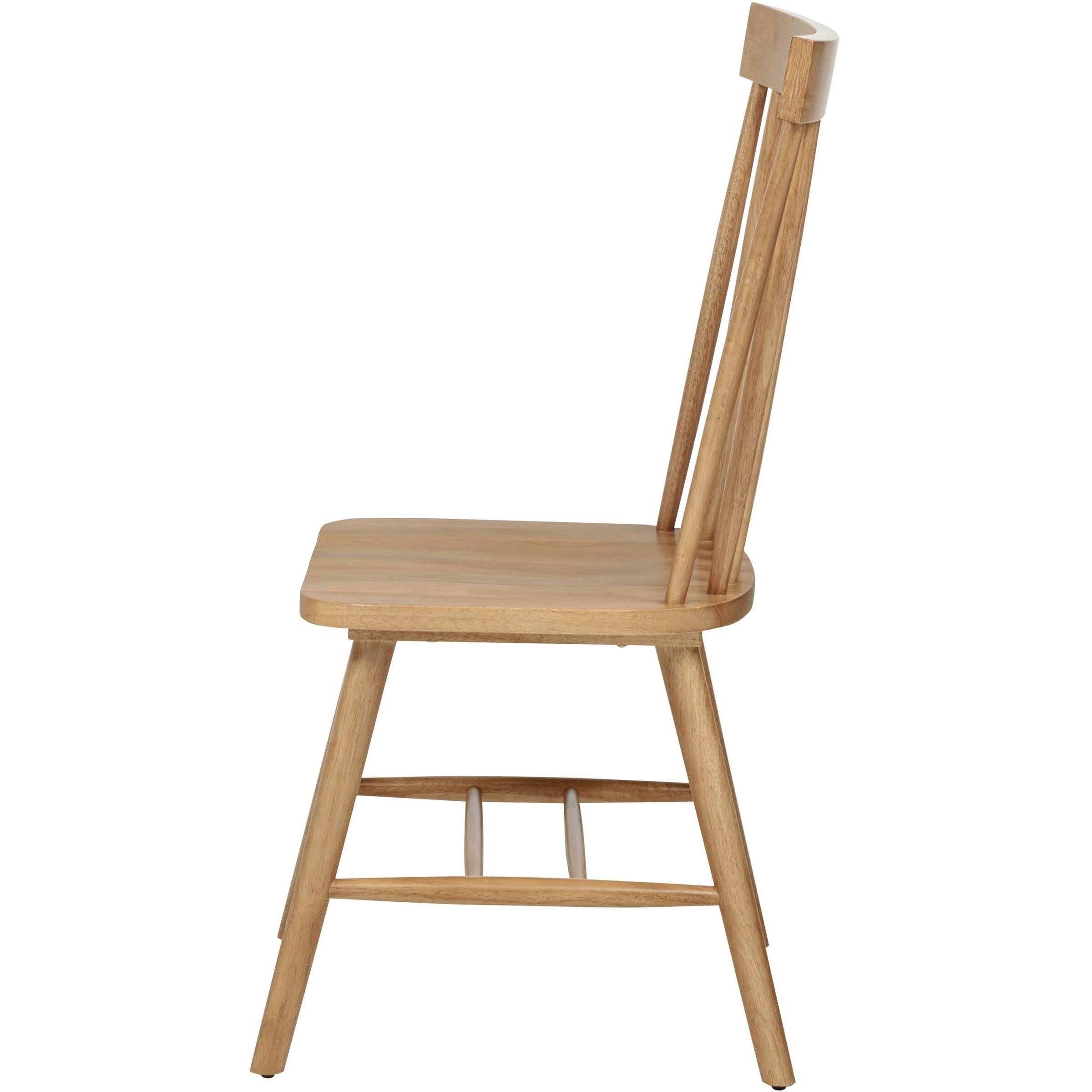  Coaster Furniture Andrews 122502 Set of 2 Windsor Spindle Back Dining Side Chair - Light Ash IMAGE 6