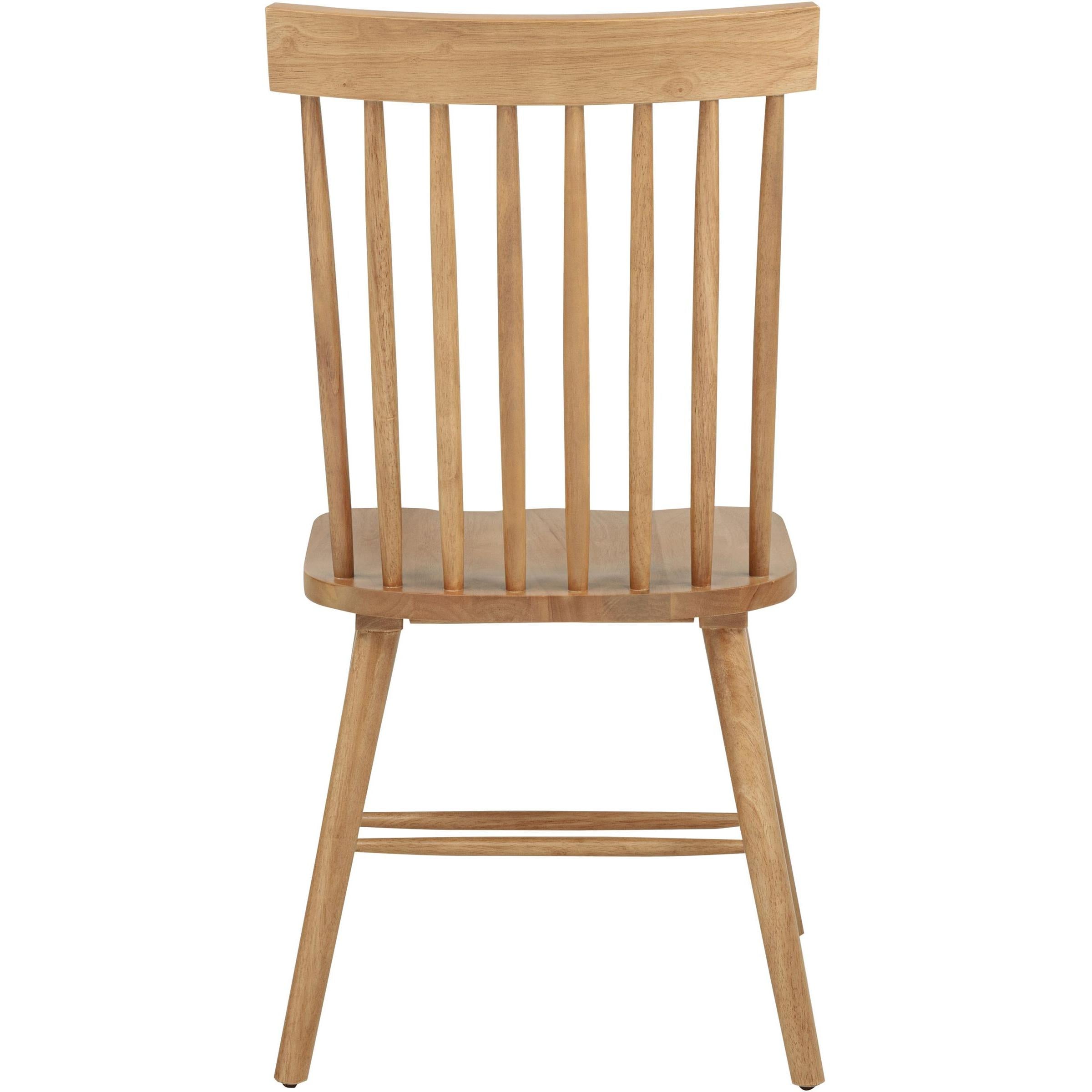  Coaster Furniture Andrews 122502 Set of 2 Windsor Spindle Back Dining Side Chair - Light Ash IMAGE 8