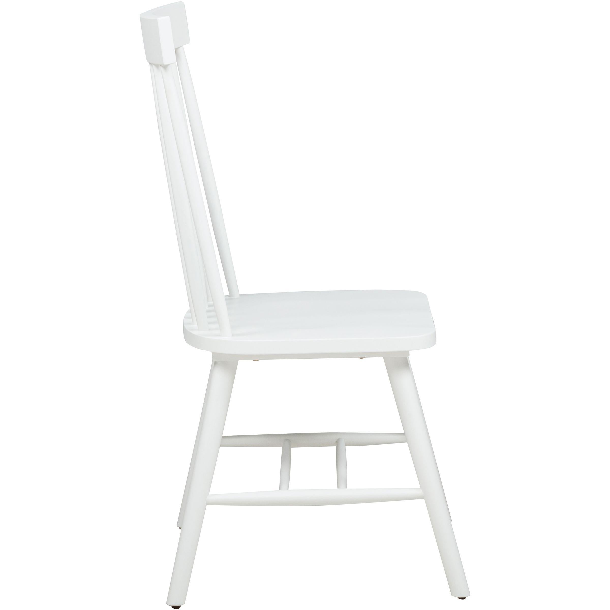  Coaster Furniture Andrews 122502WHT Set of 2 Windsor Spindle Back Dining Side Chair - White IMAGE 10