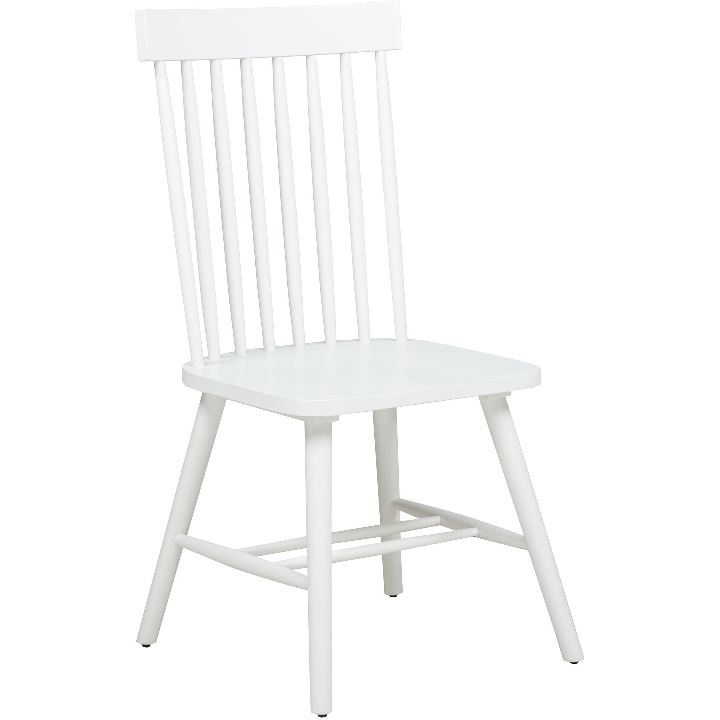  Coaster Furniture Andrews 122502WHT Set of 2 Windsor Spindle Back Dining Side Chair - White IMAGE 3