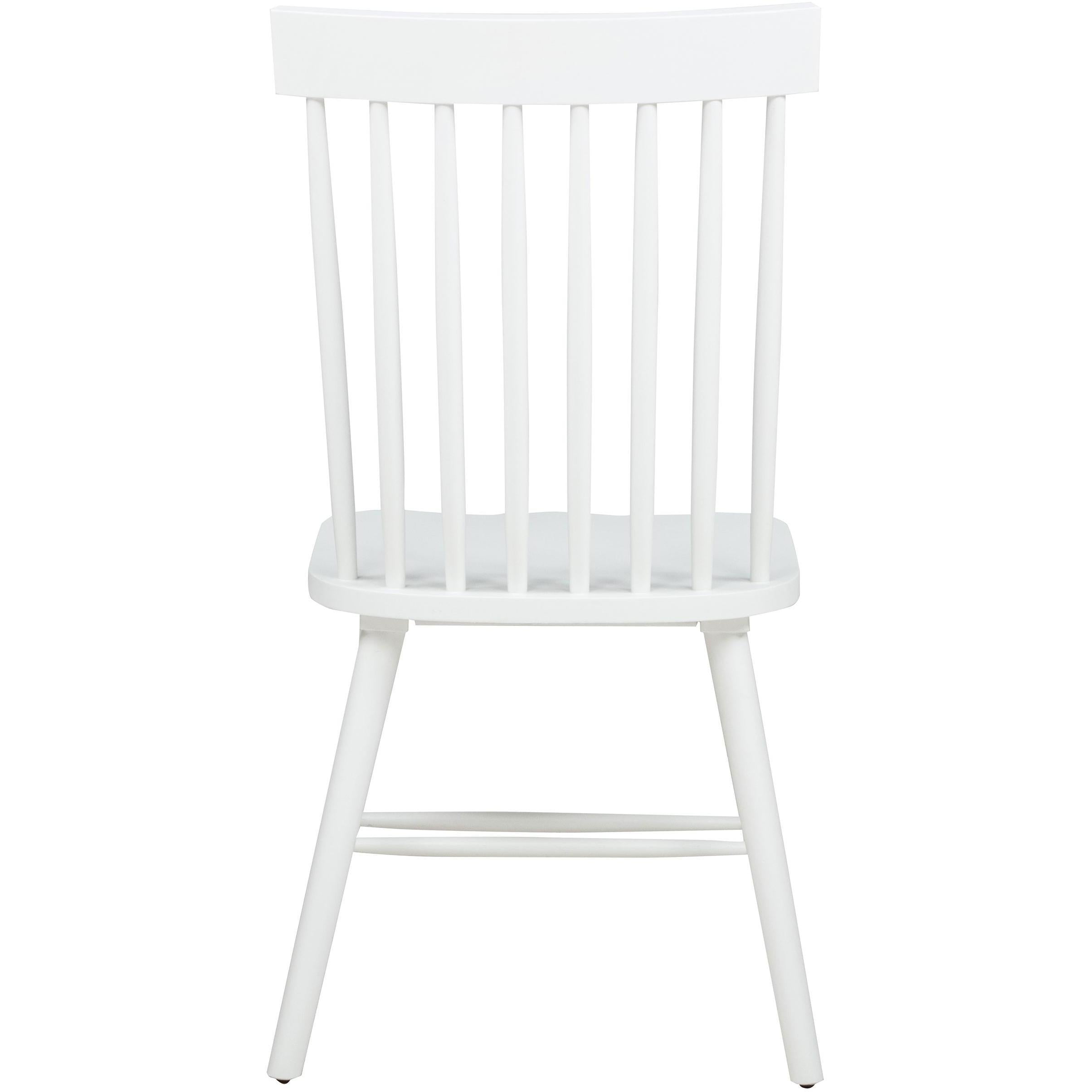  Coaster Furniture Andrews 122502WHT Set of 2 Windsor Spindle Back Dining Side Chair - White IMAGE 8