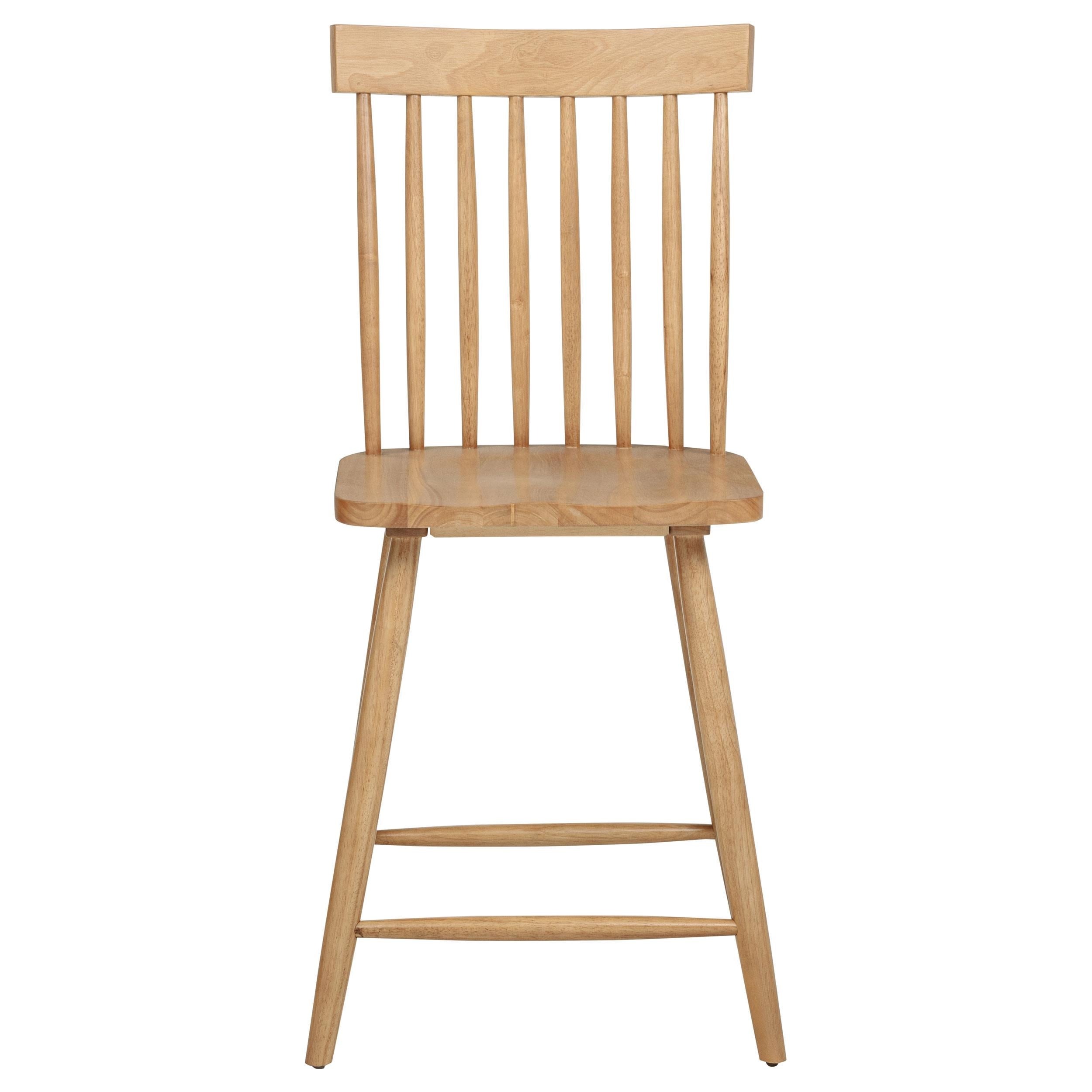  Coaster Furniture Andrews 122509 Set of 2 Windsor Counter Height Dining Side Chair - Light Ash IMAGE 11