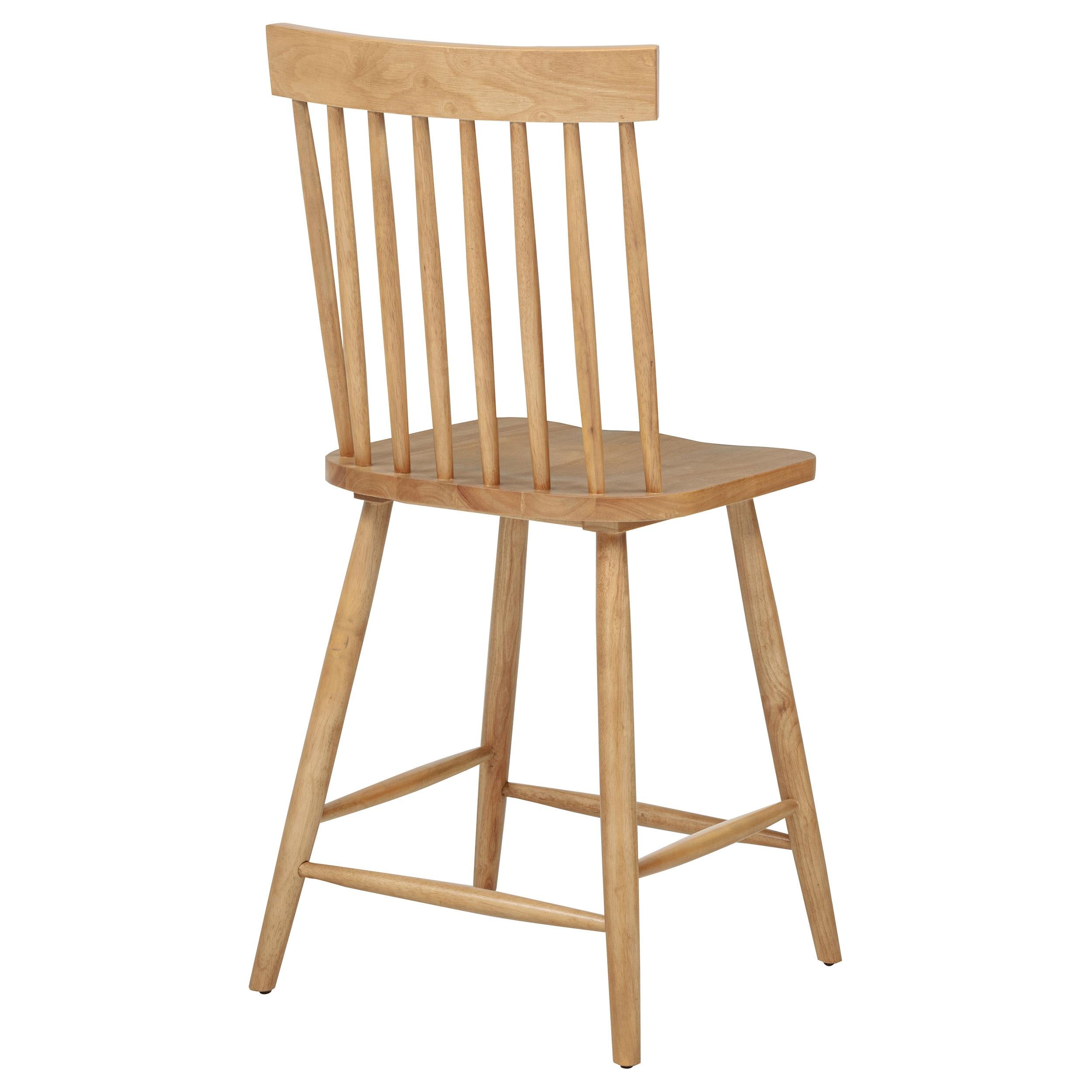  Coaster Furniture Andrews 122509 Set of 2 Windsor Counter Height Dining Side Chair - Light Ash IMAGE 2