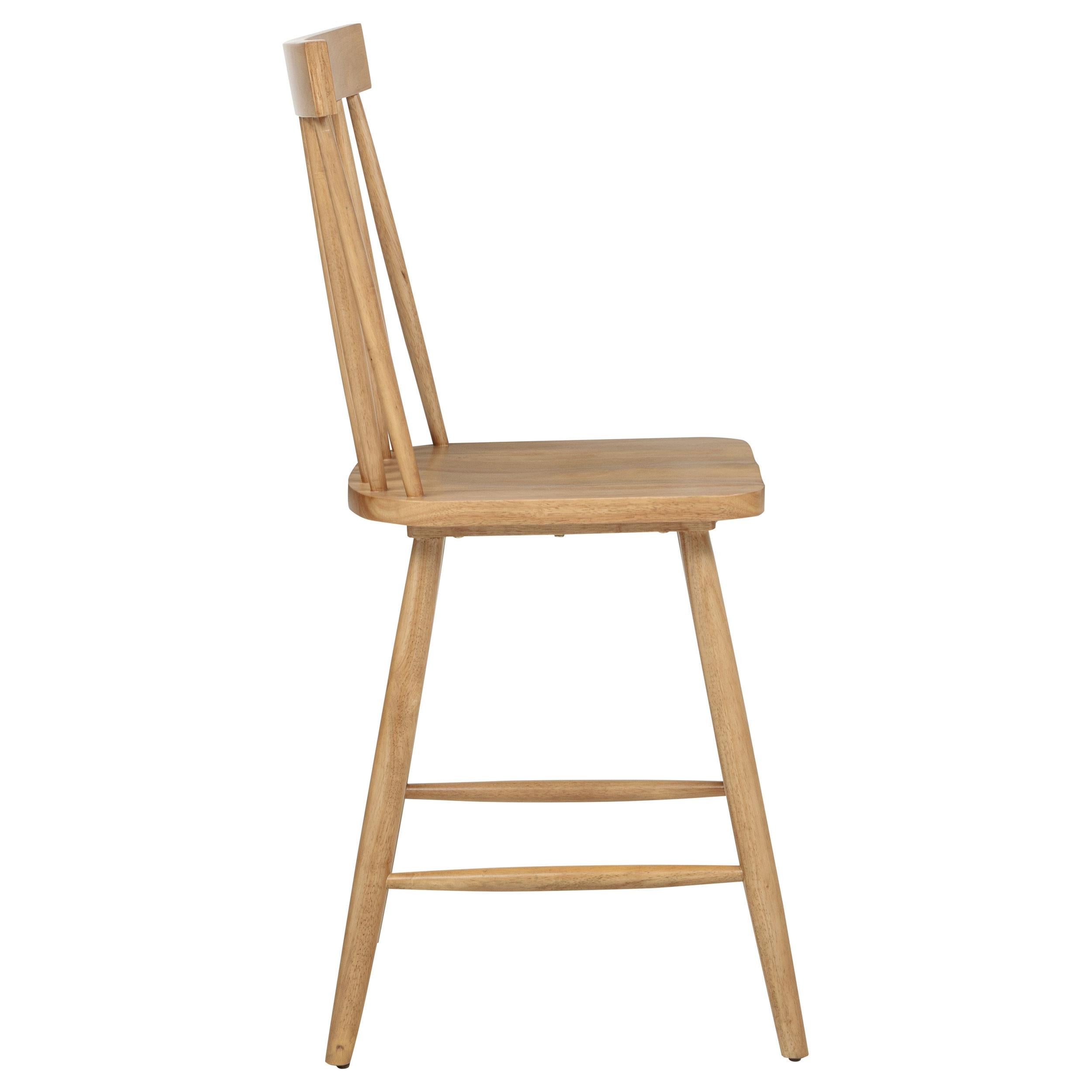  Coaster Furniture Andrews 122509 Set of 2 Windsor Counter Height Dining Side Chair - Light Ash IMAGE 4