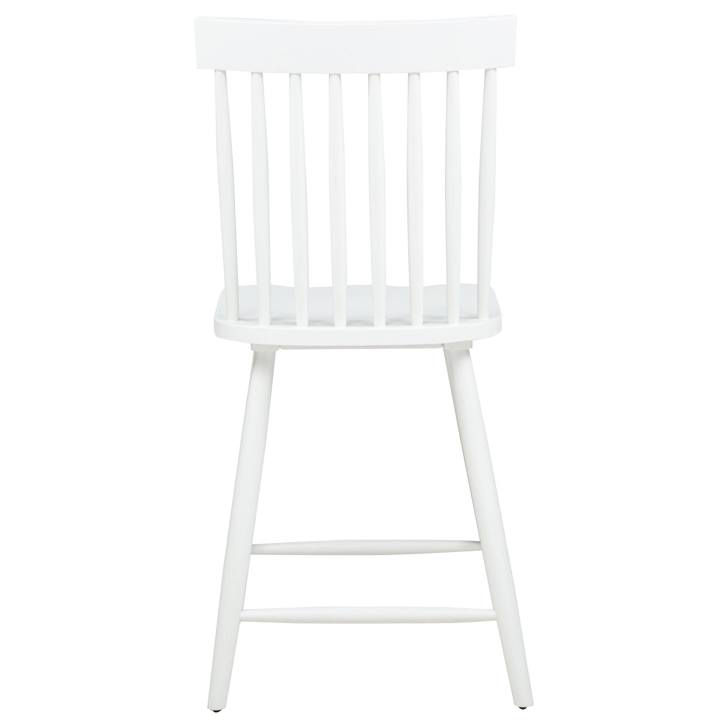 Coaster Furniture Andrews 122509WHT Set of 2 Windsor Counter Height Dining Side Chair - White IMAGE 10