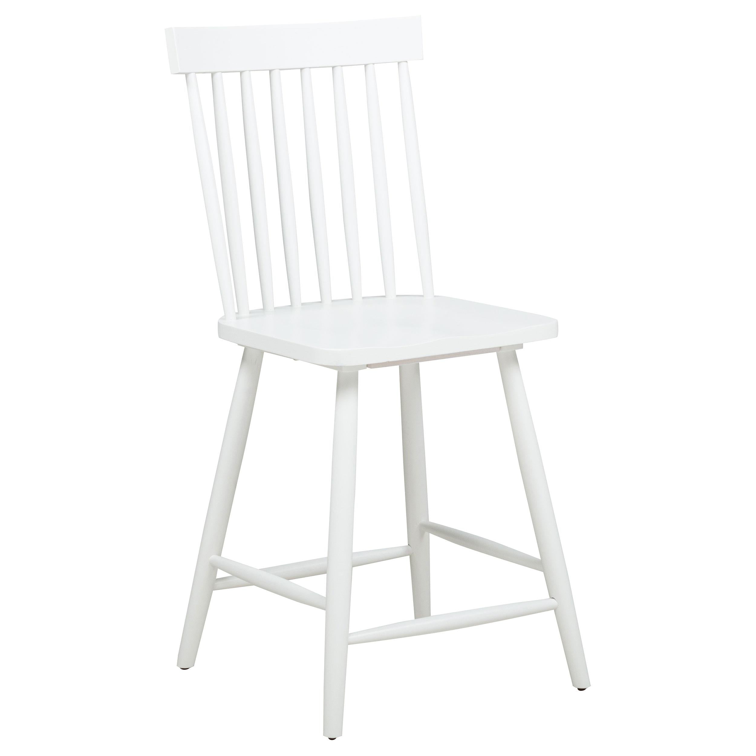  Coaster Furniture Andrews 122509WHT Set of 2 Windsor Counter Height Dining Side Chair - White IMAGE 11