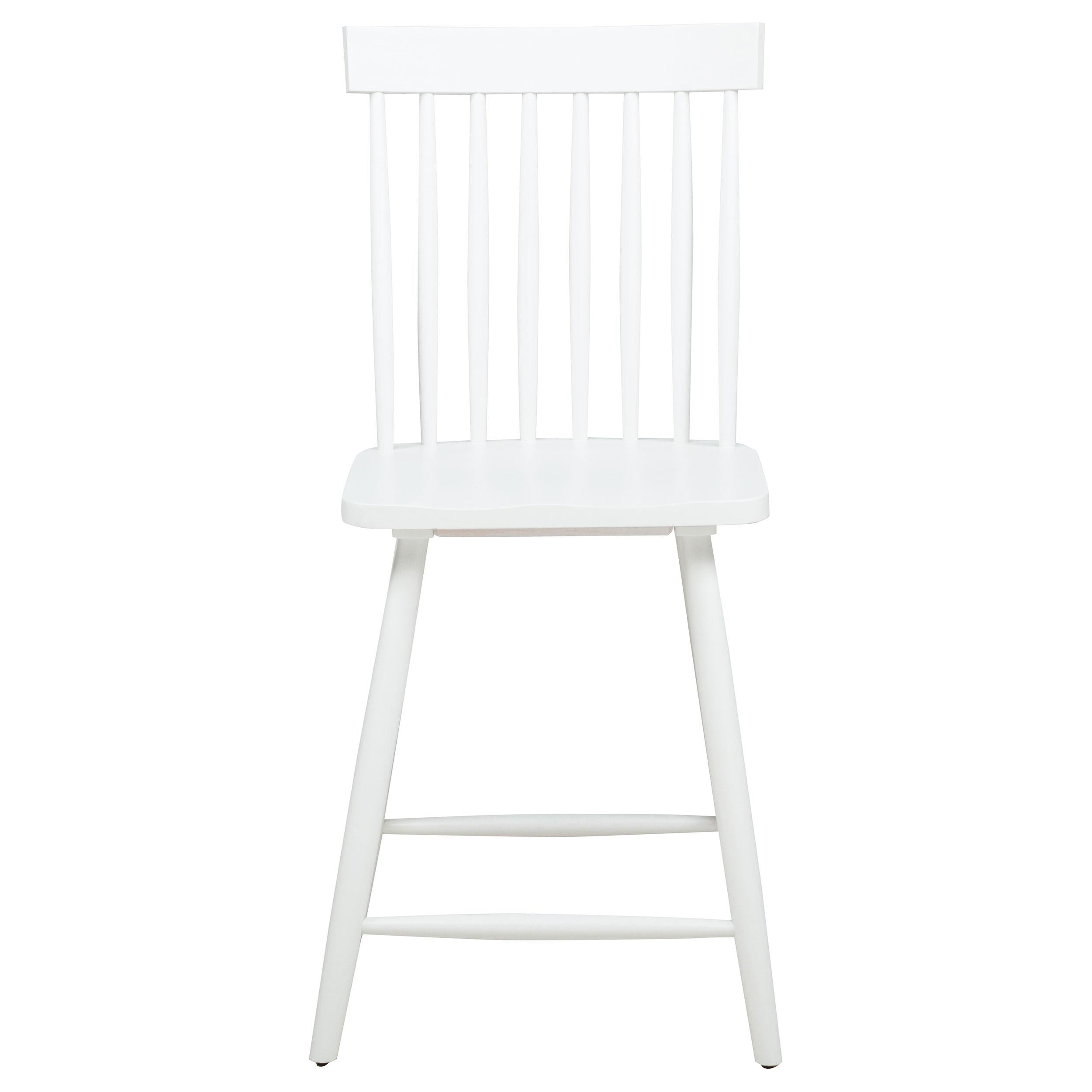  Coaster Furniture Andrews 122509WHT Set of 2 Windsor Counter Height Dining Side Chair - White IMAGE 12